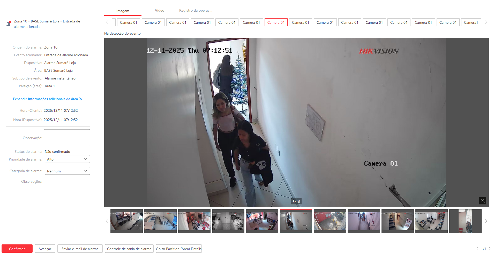 Imagem da ocorrência