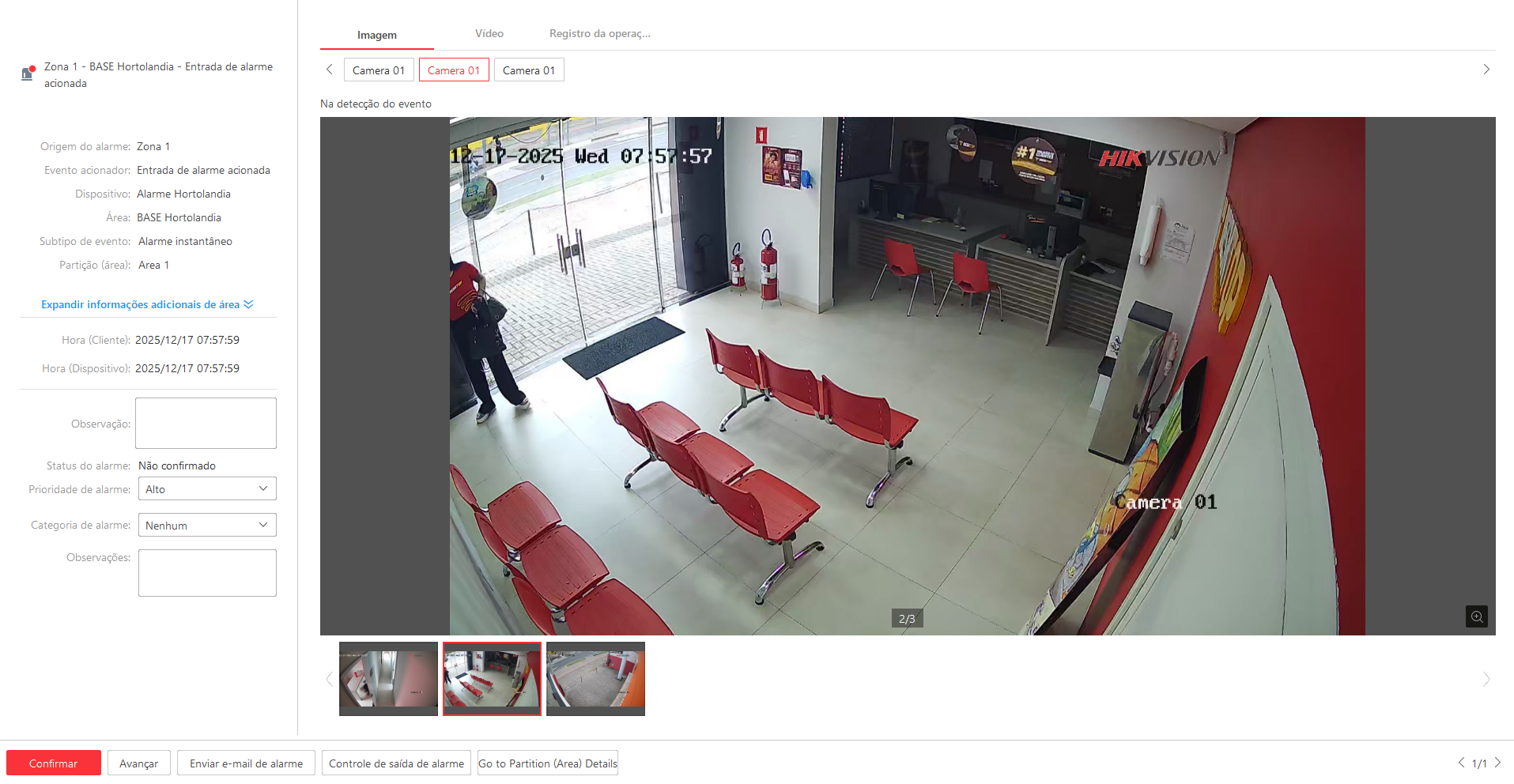 Imagem da ocorrência