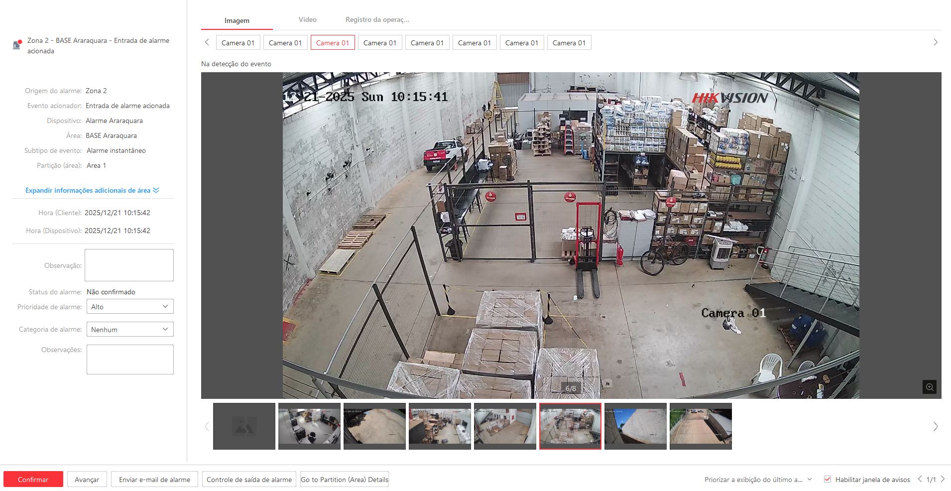 Imagem da ocorrência