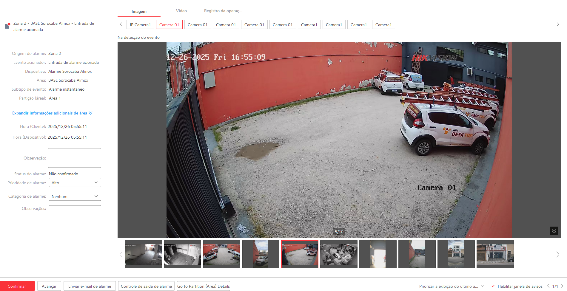 Imagem da ocorrência