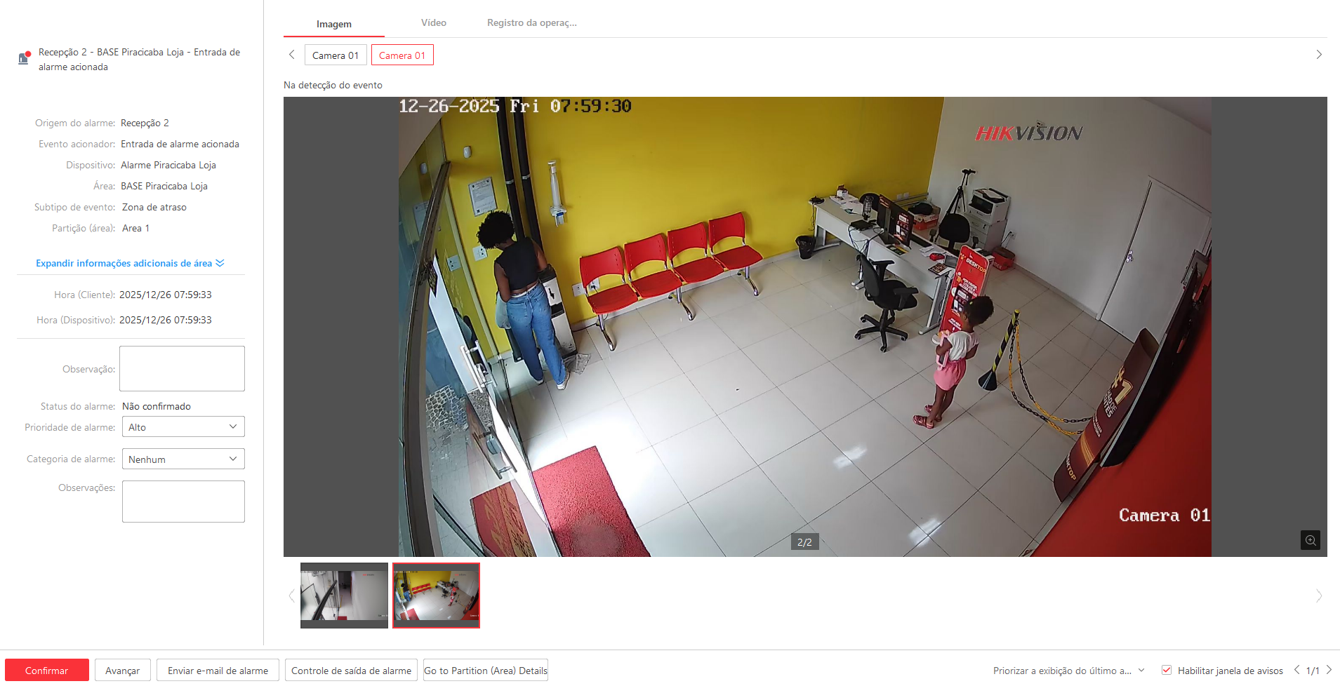 Imagem da ocorrência