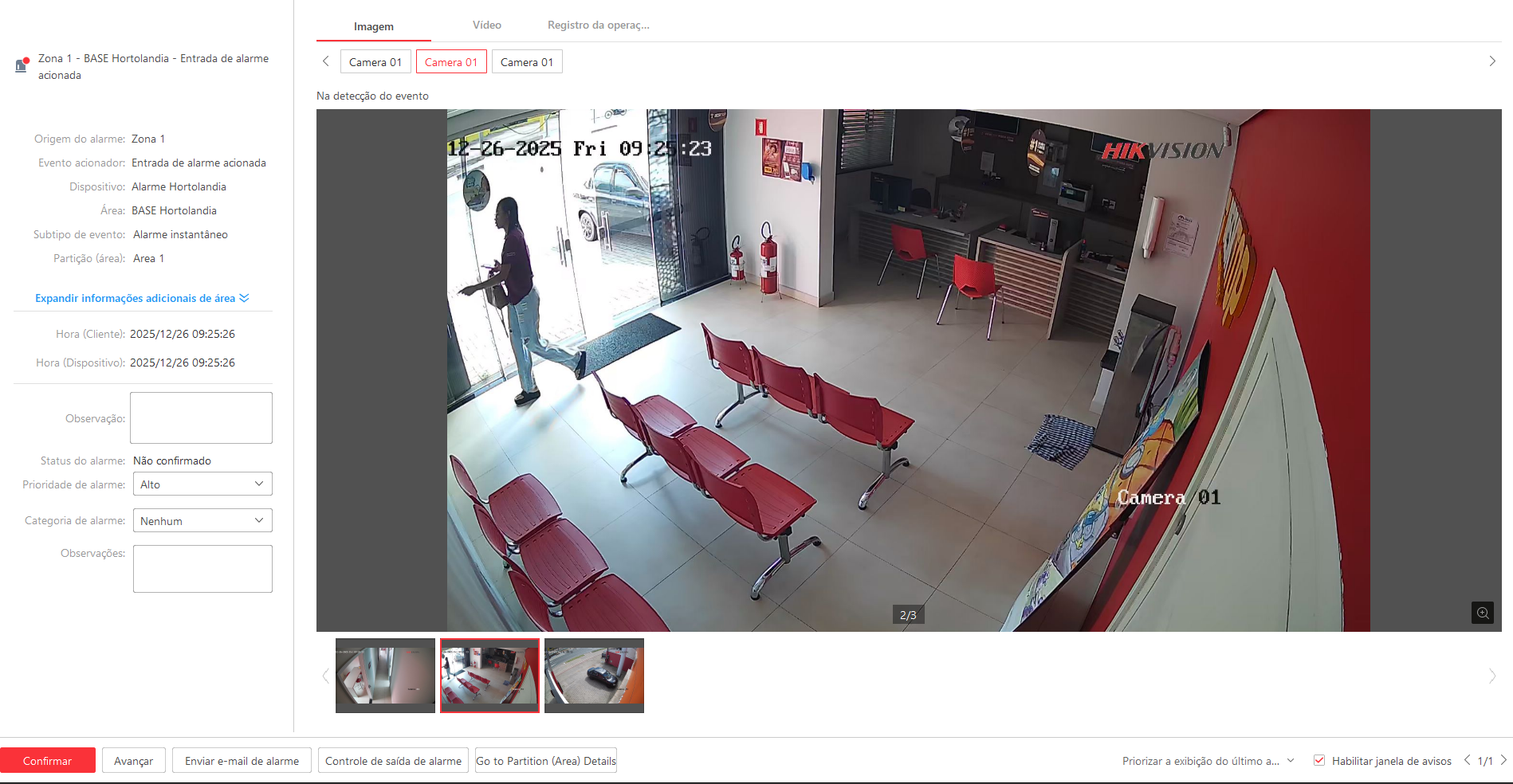 Imagem da ocorrência