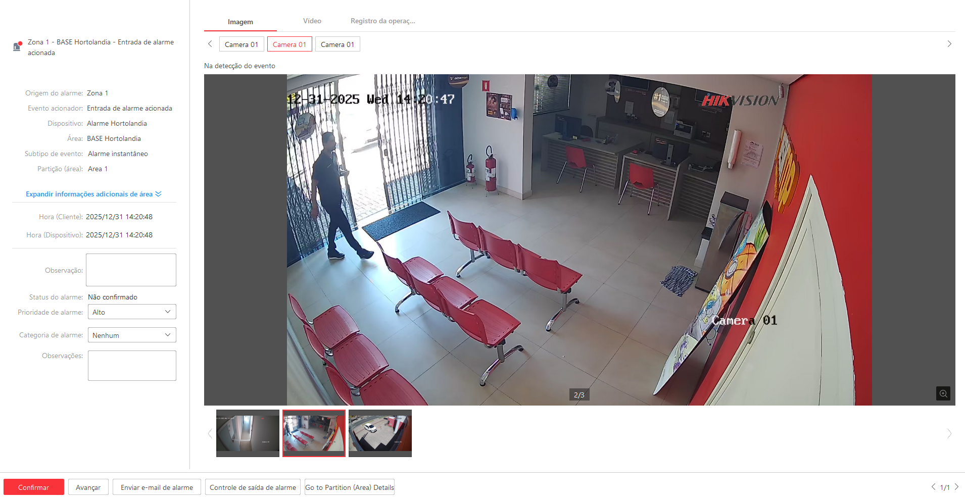 Imagem da ocorrência