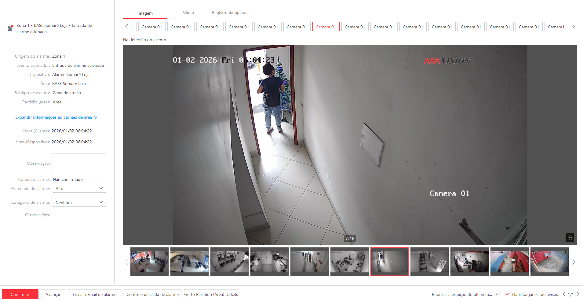 Imagem da ocorrência