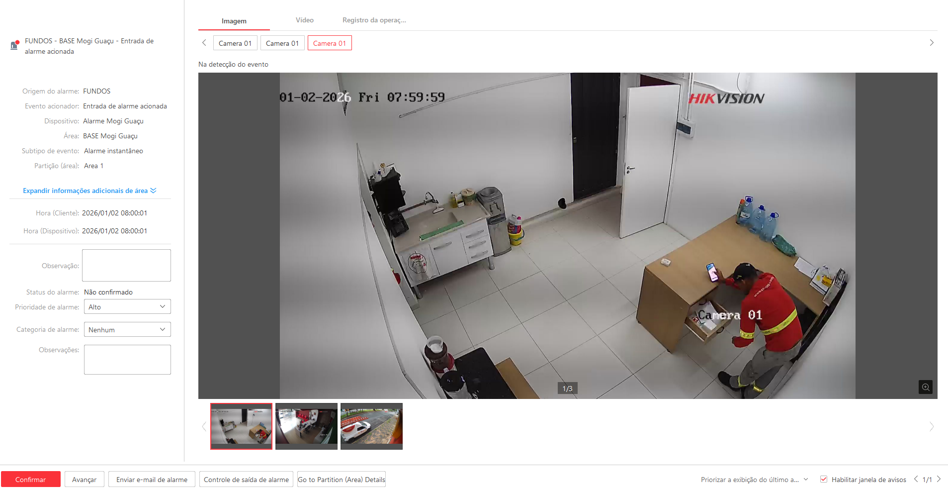 Imagem da ocorrência