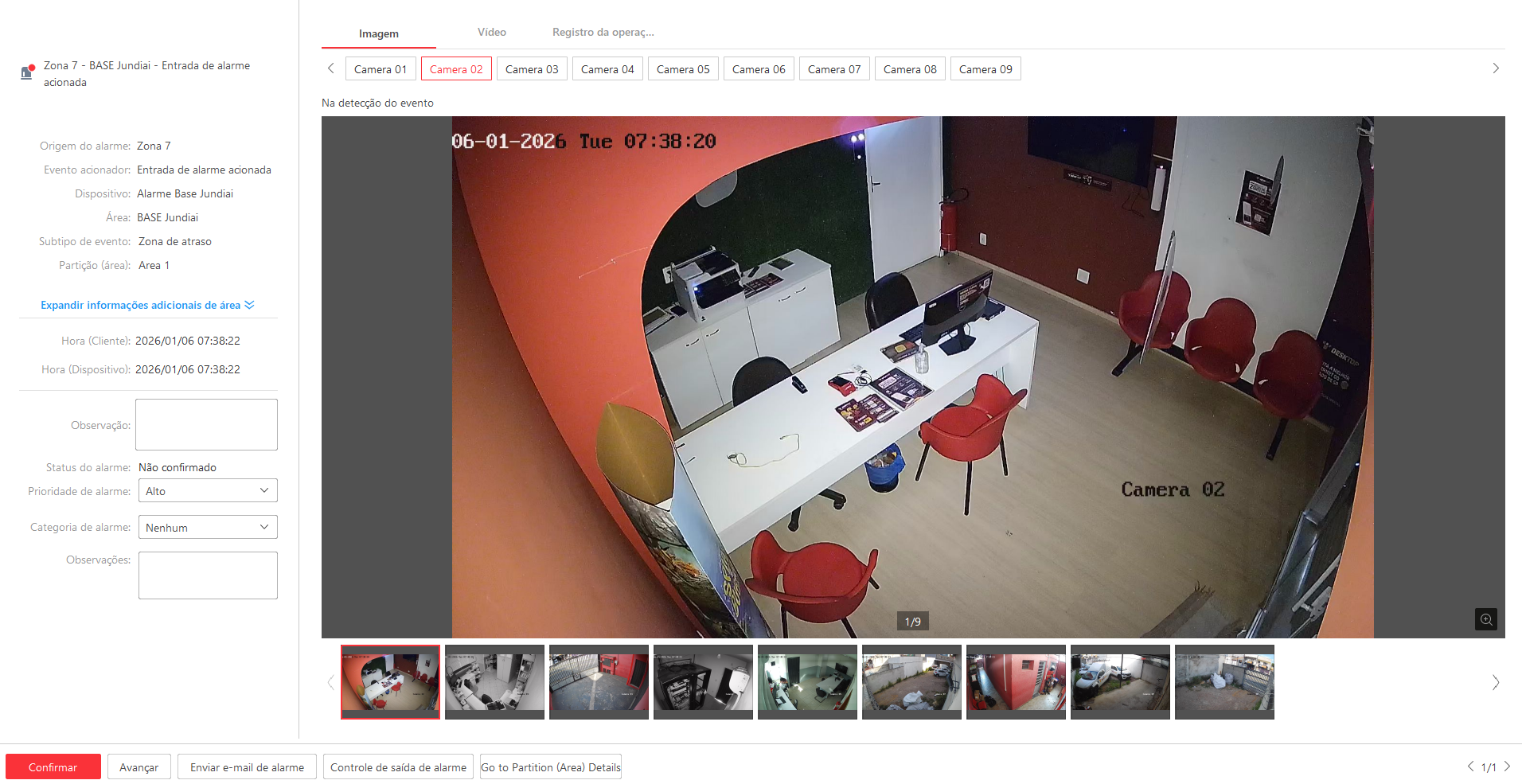 Imagem da ocorrência