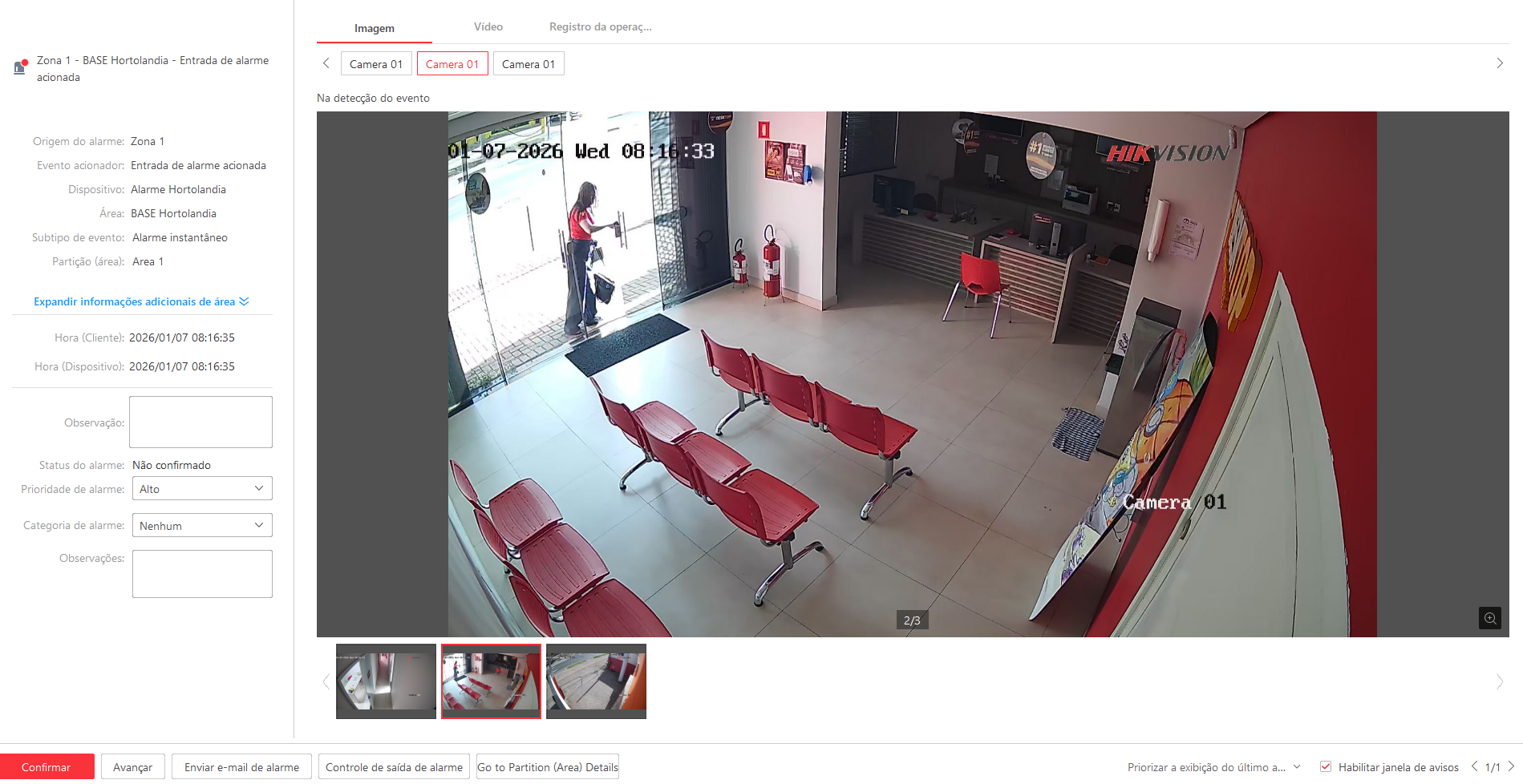 Imagem da ocorrência