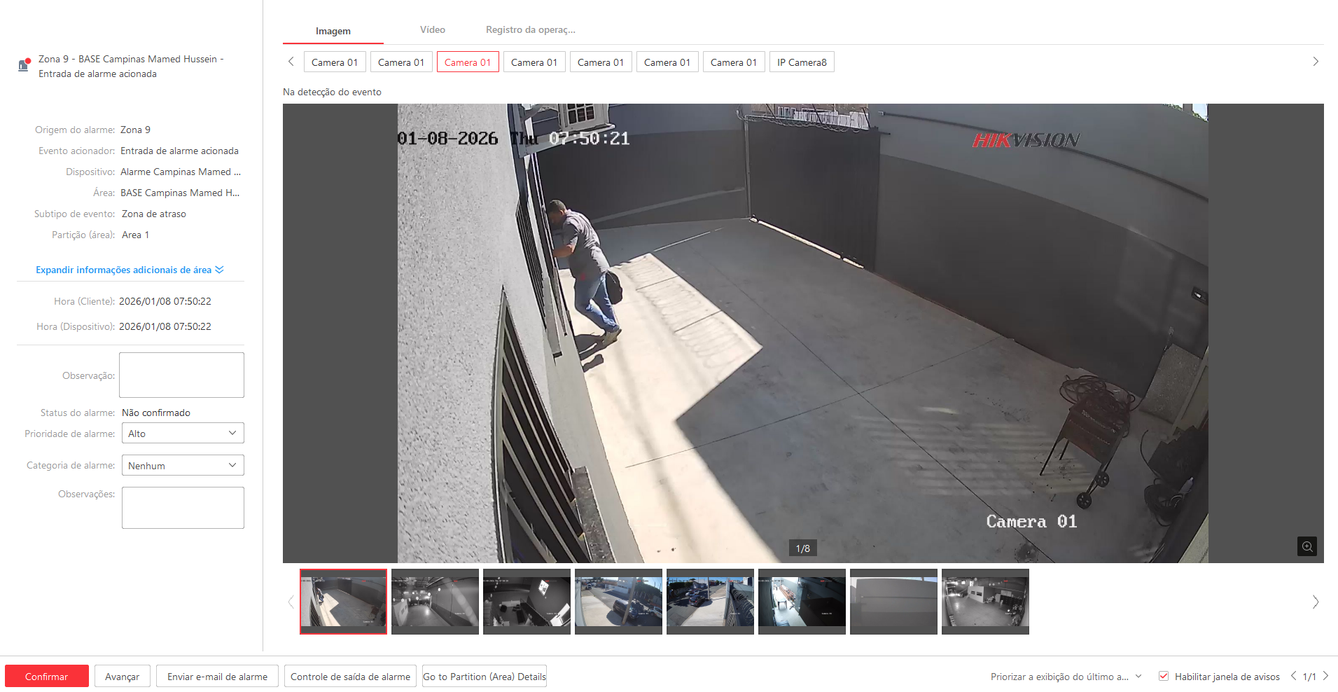 Imagem da ocorrência