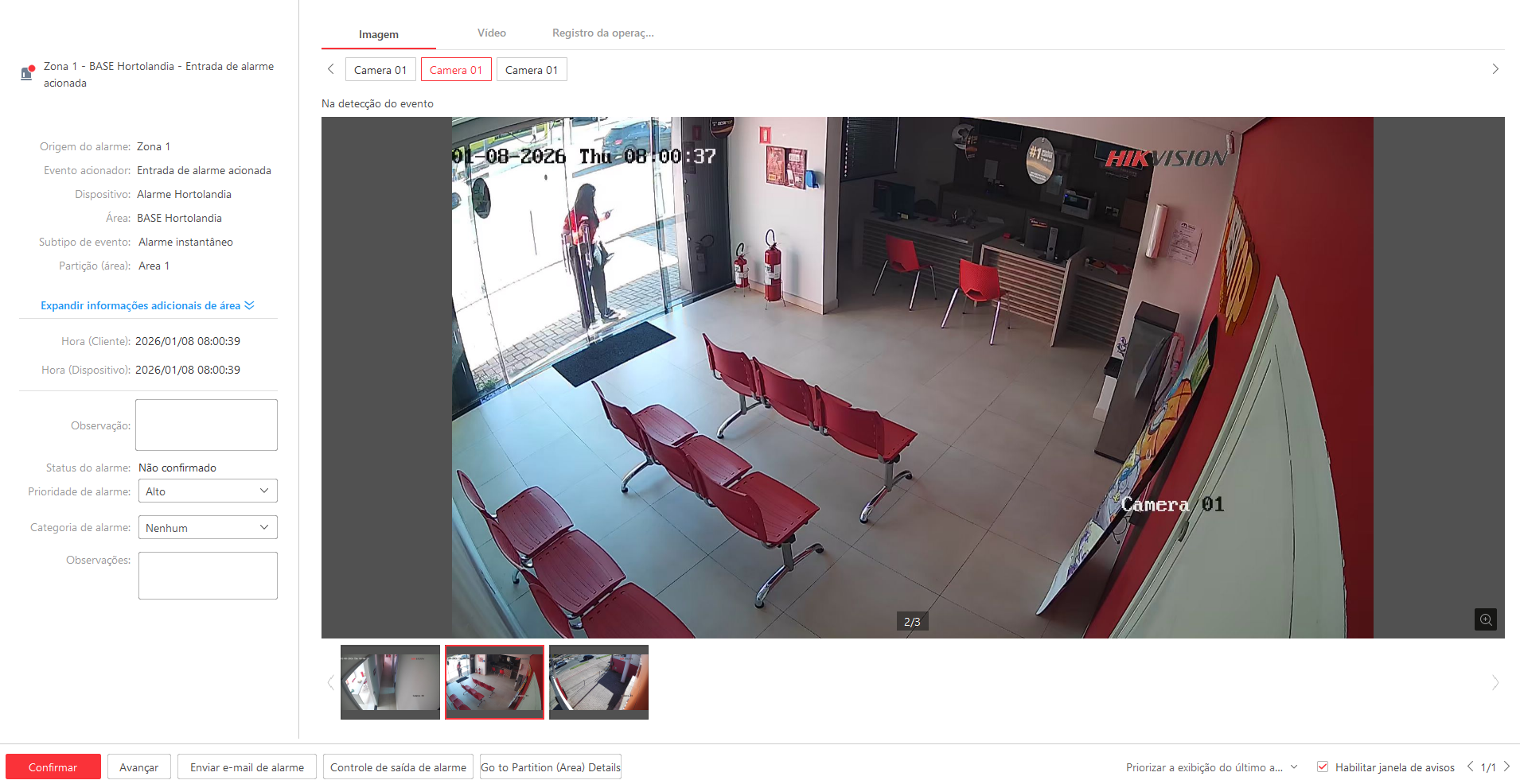 Imagem da ocorrência