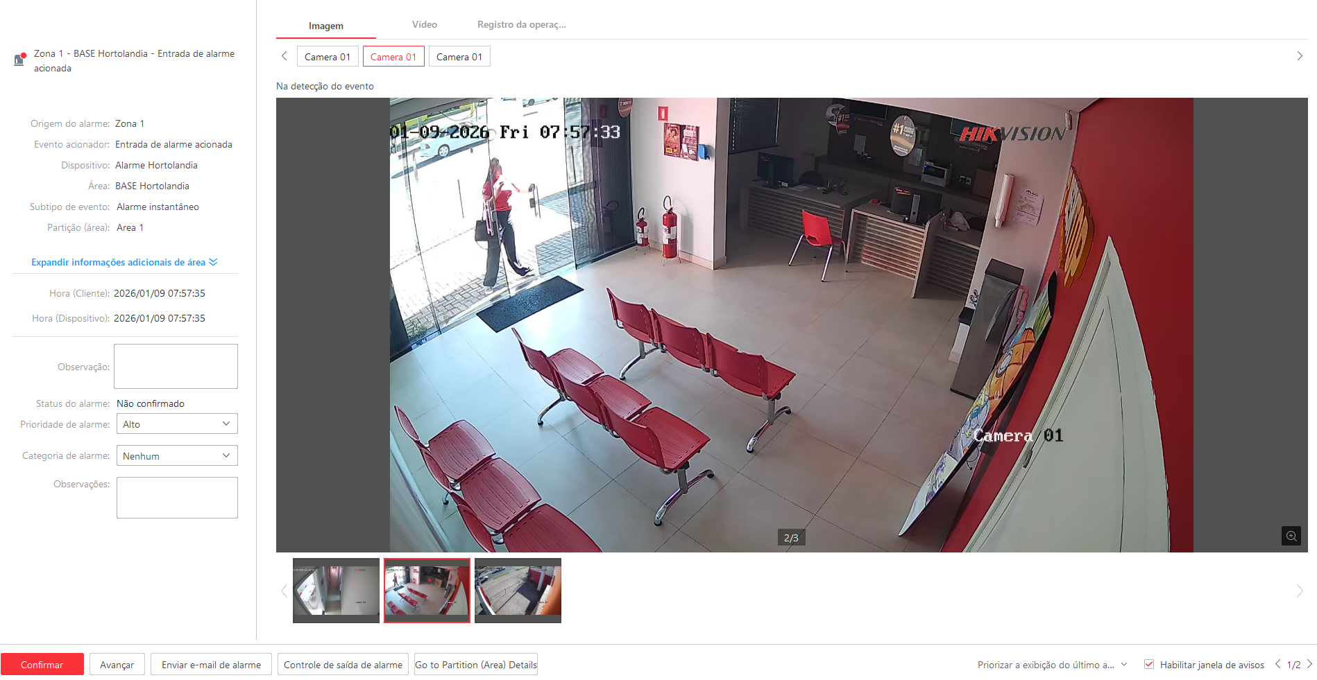 Imagem da ocorrência