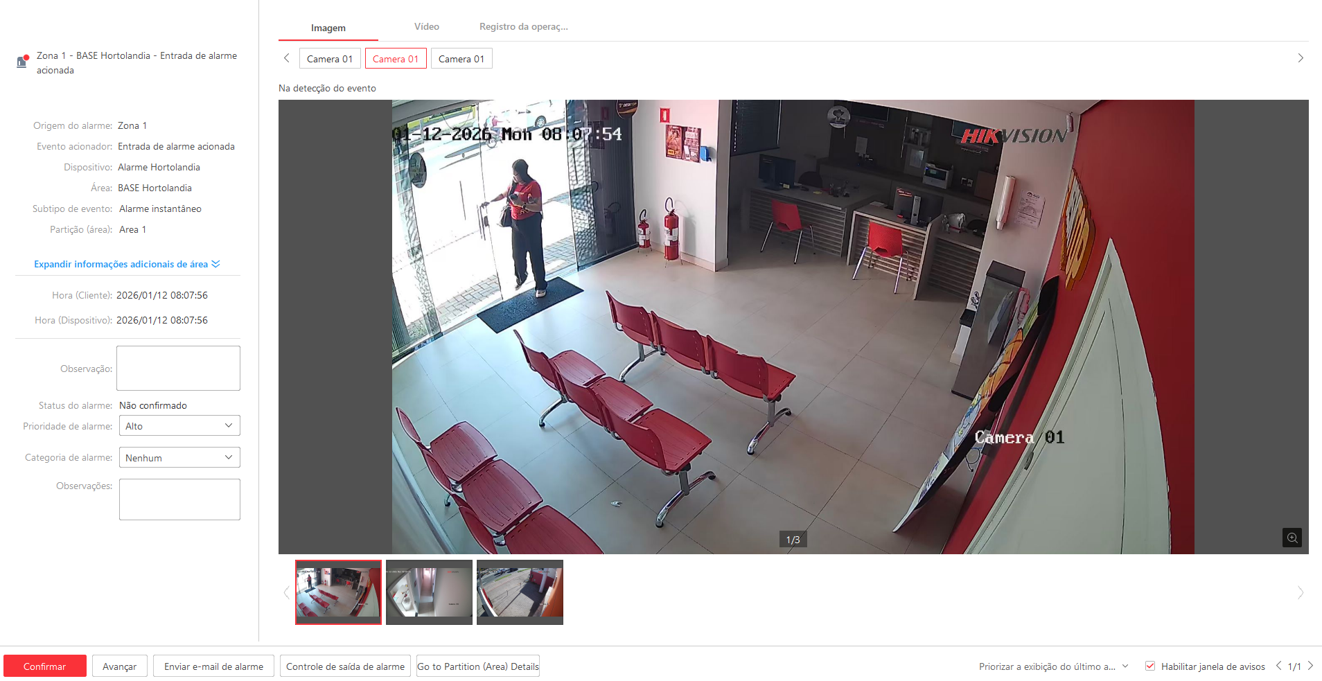 Imagem da ocorrência