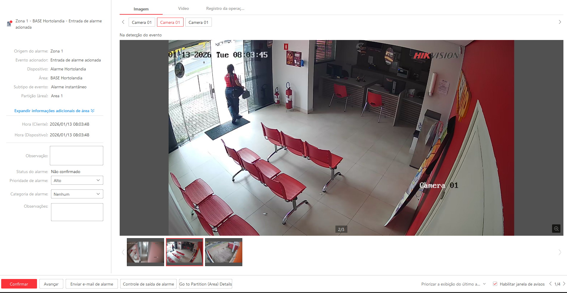 Imagem da ocorrência