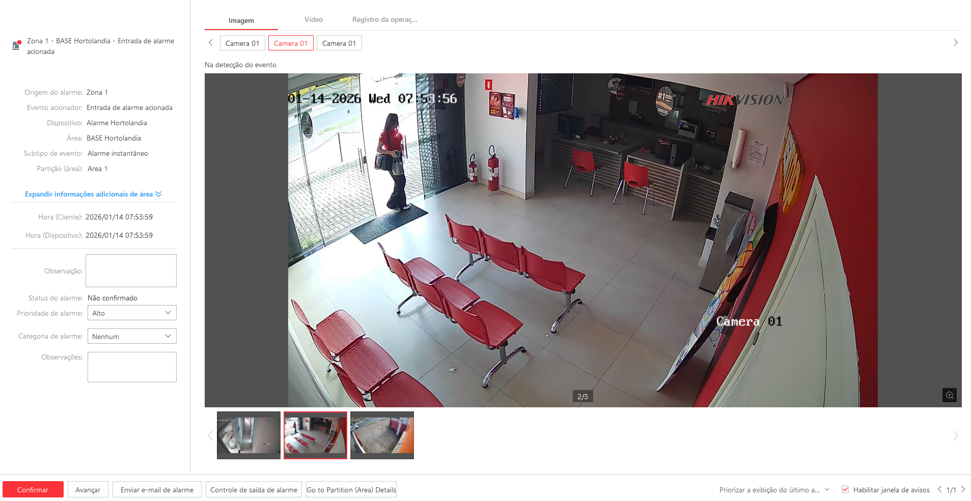 Imagem da ocorrência