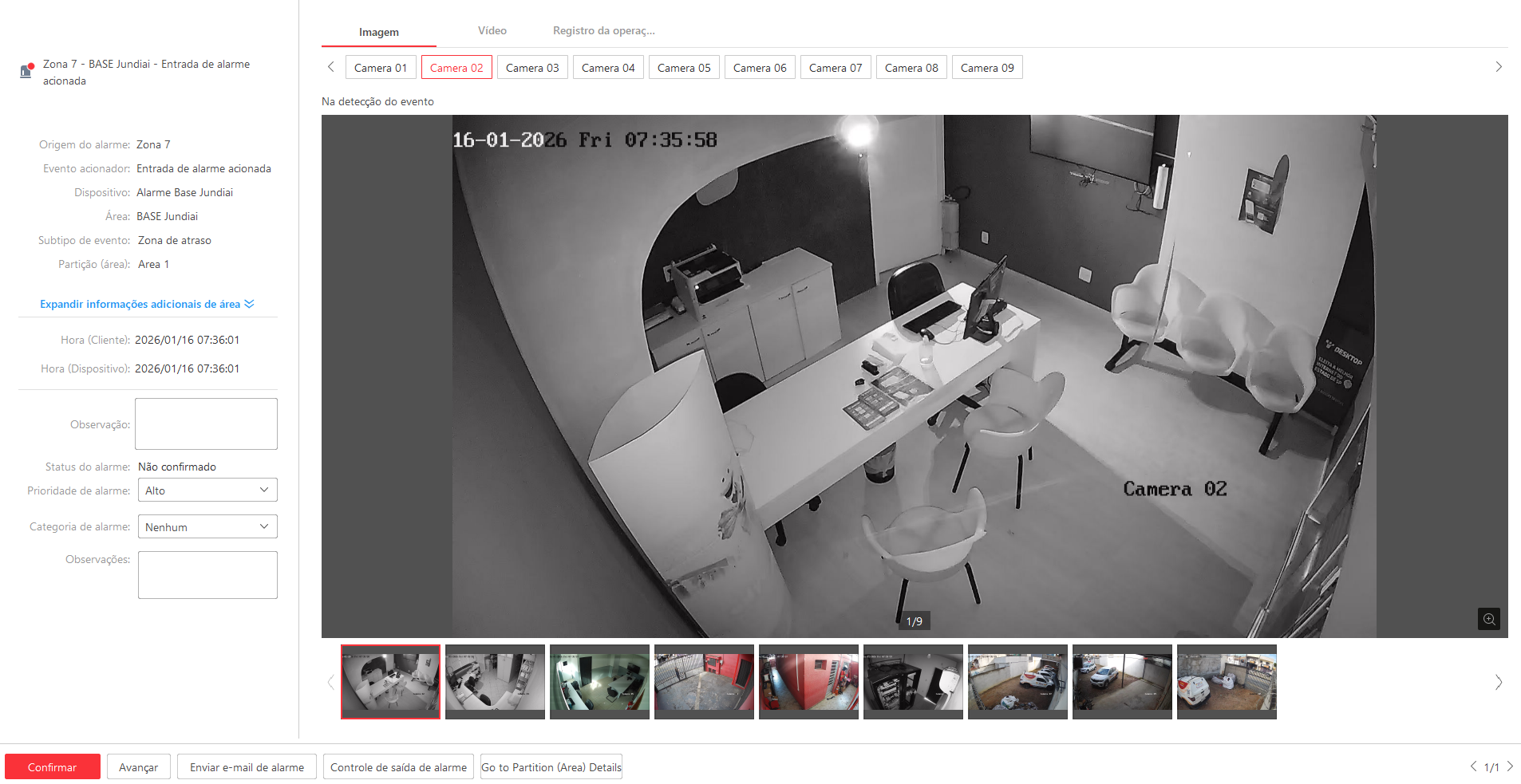 Imagem da ocorrência