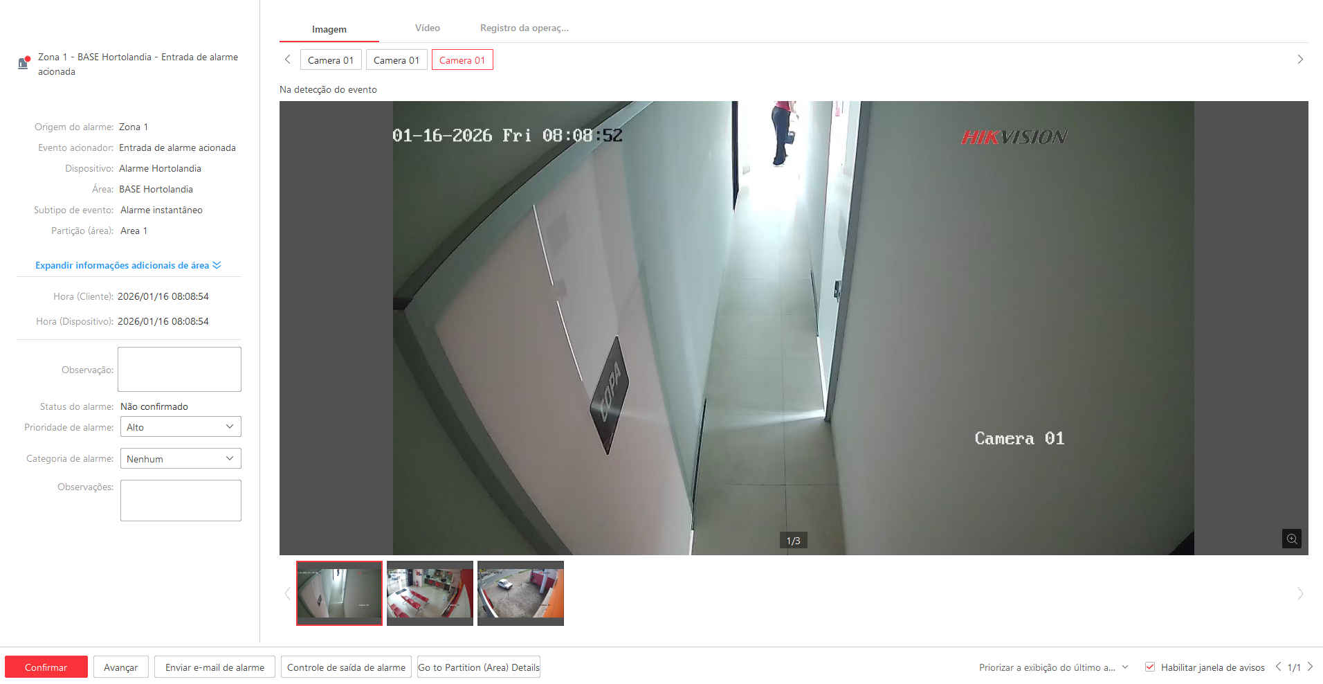 Imagem da ocorrência