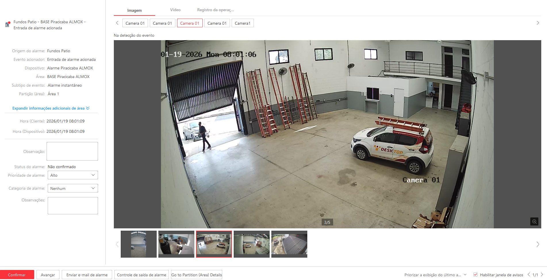 Imagem da ocorrência