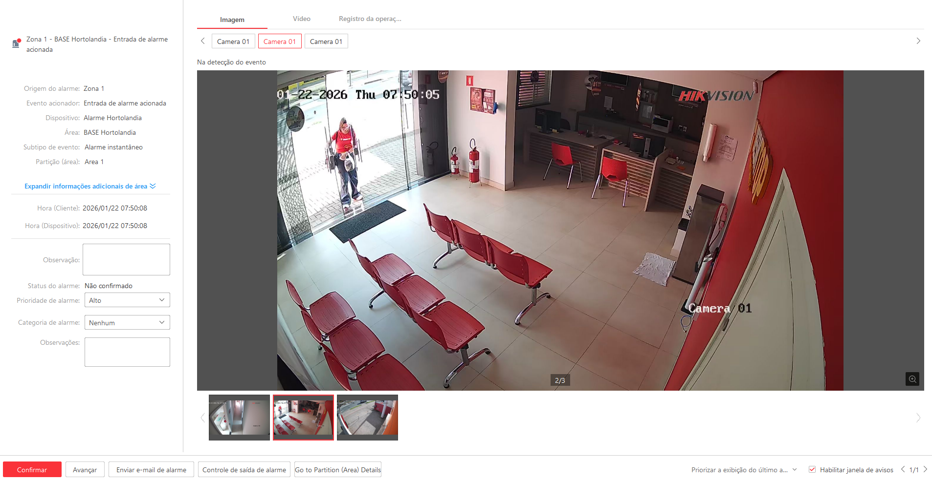 Imagem da ocorrência