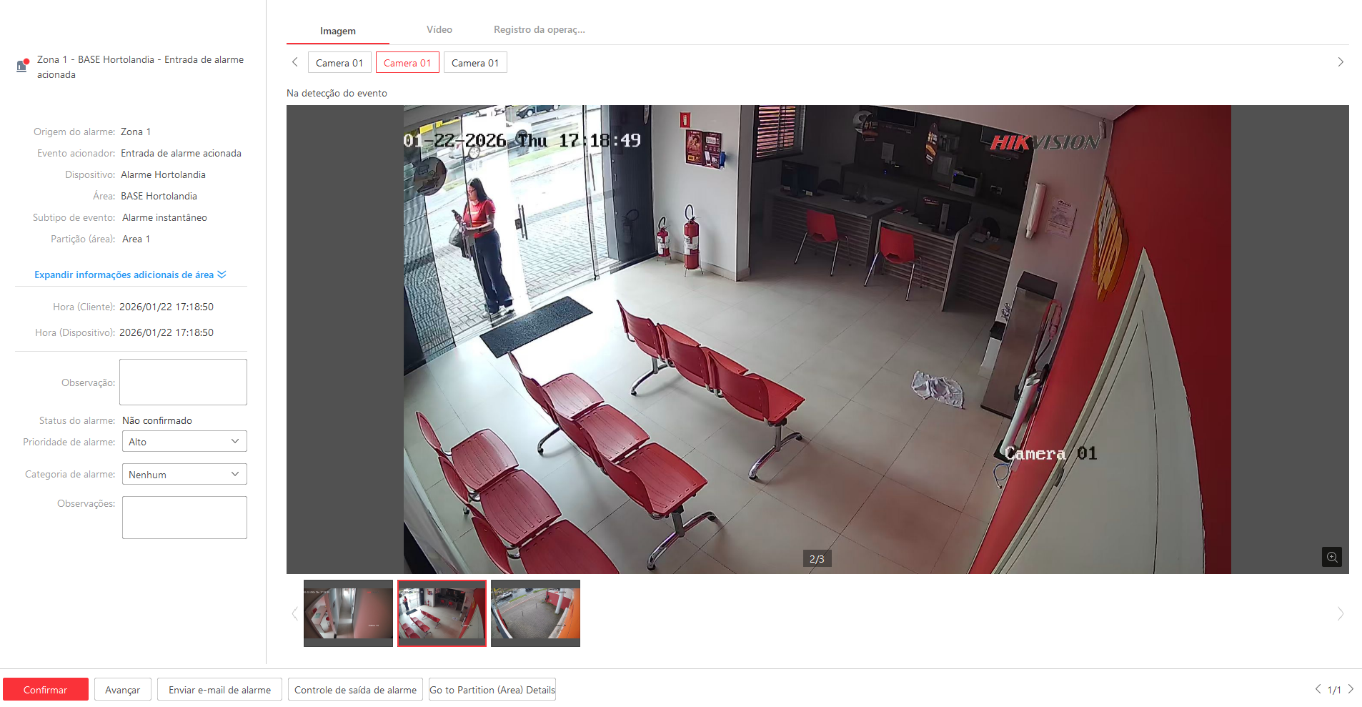 Imagem da ocorrência