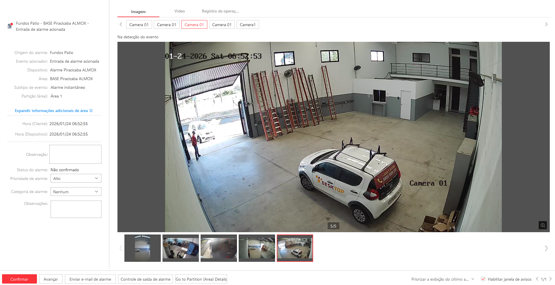 Imagem da ocorrência