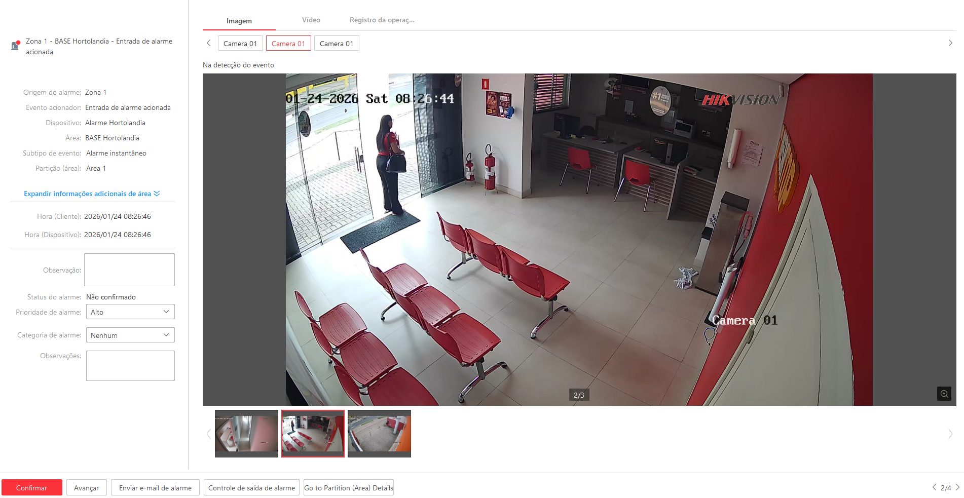 Imagem da ocorrência