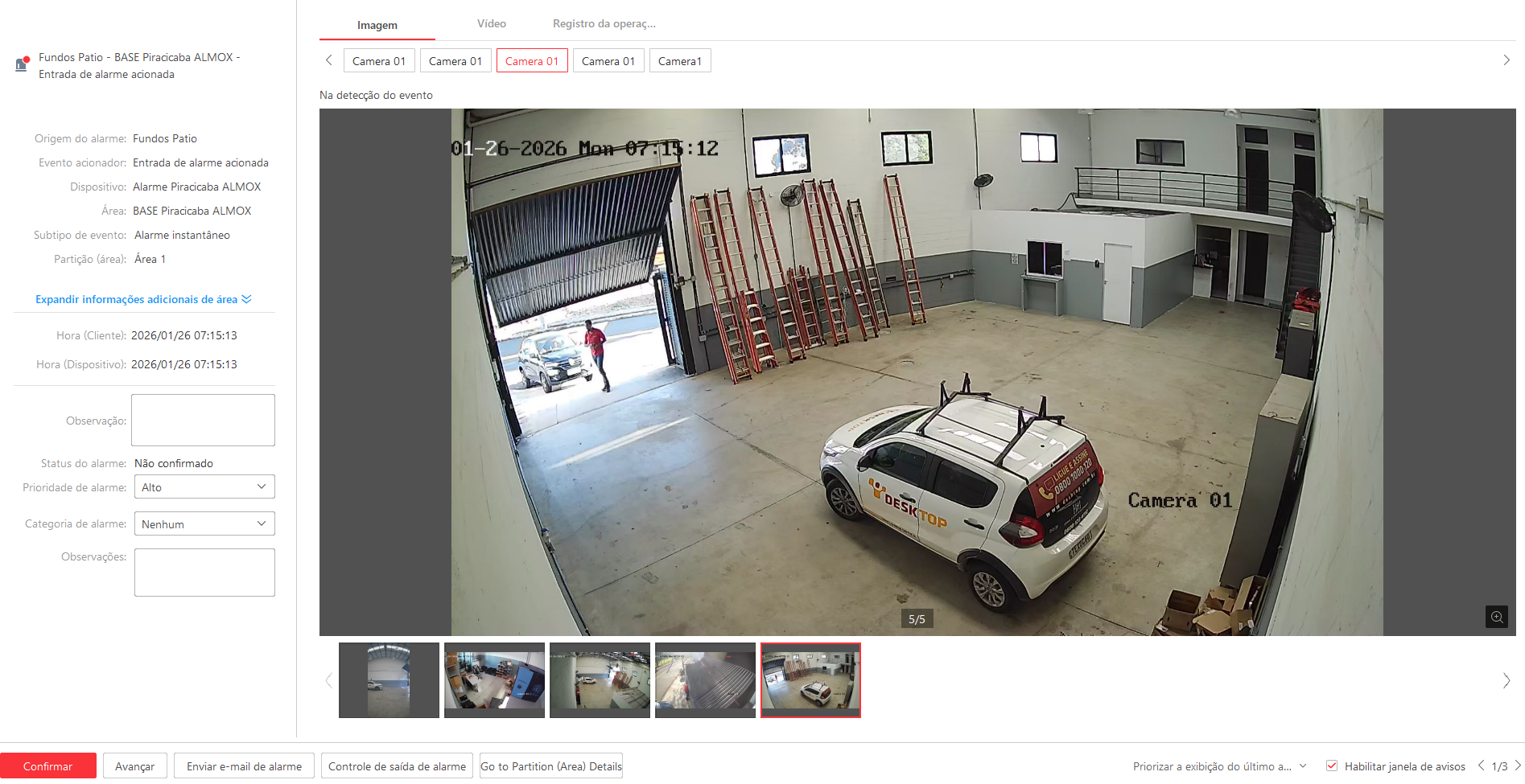 Imagem da ocorrência