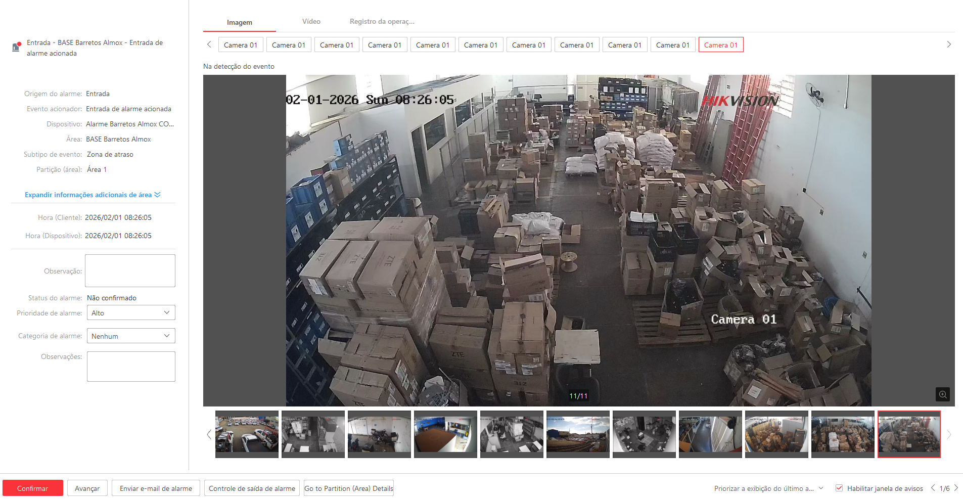 Imagem da ocorrência