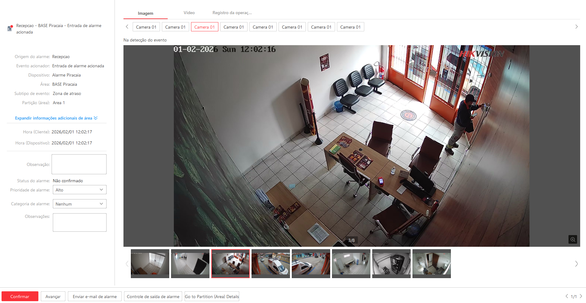 Imagem da ocorrência