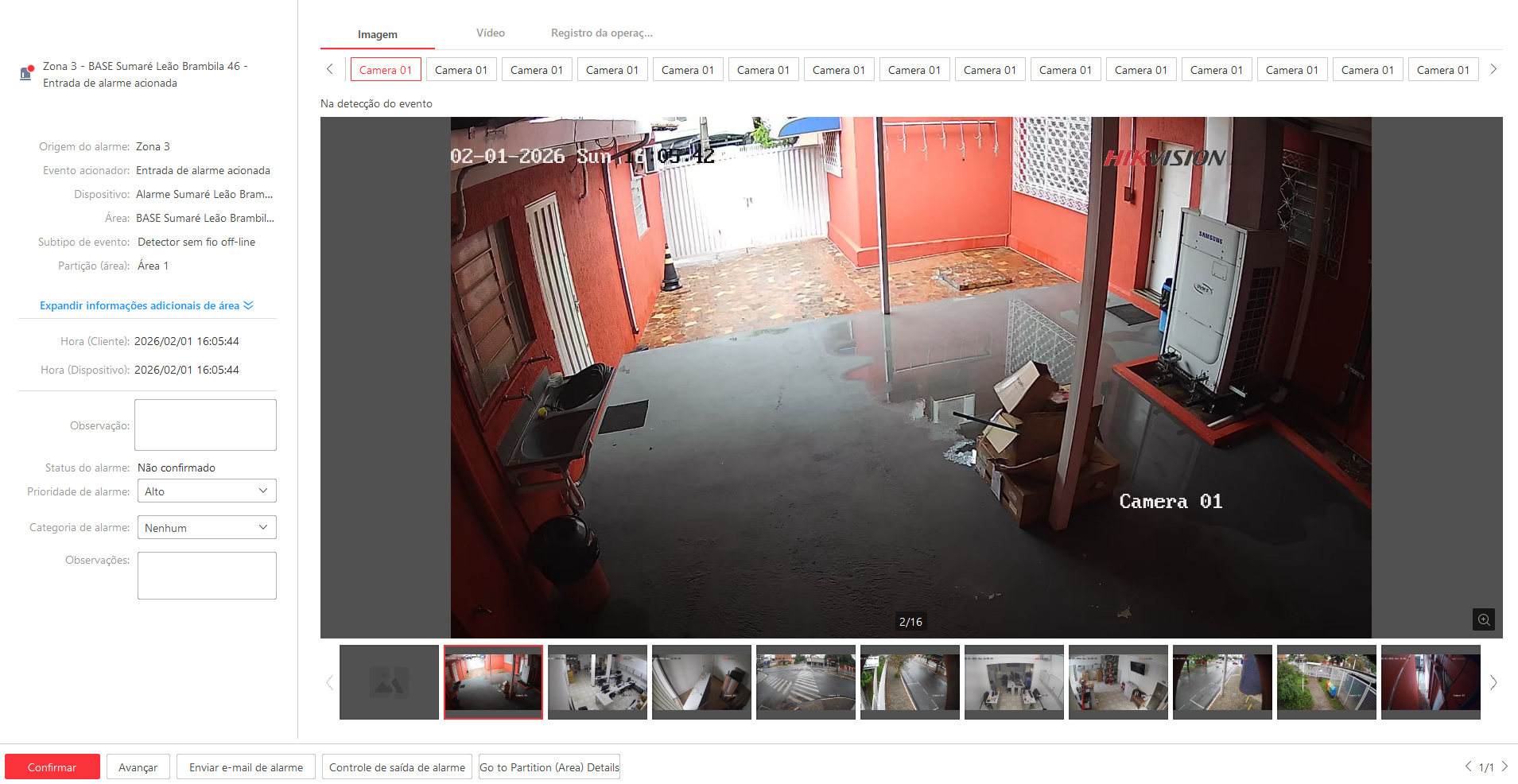 Imagem da ocorrência