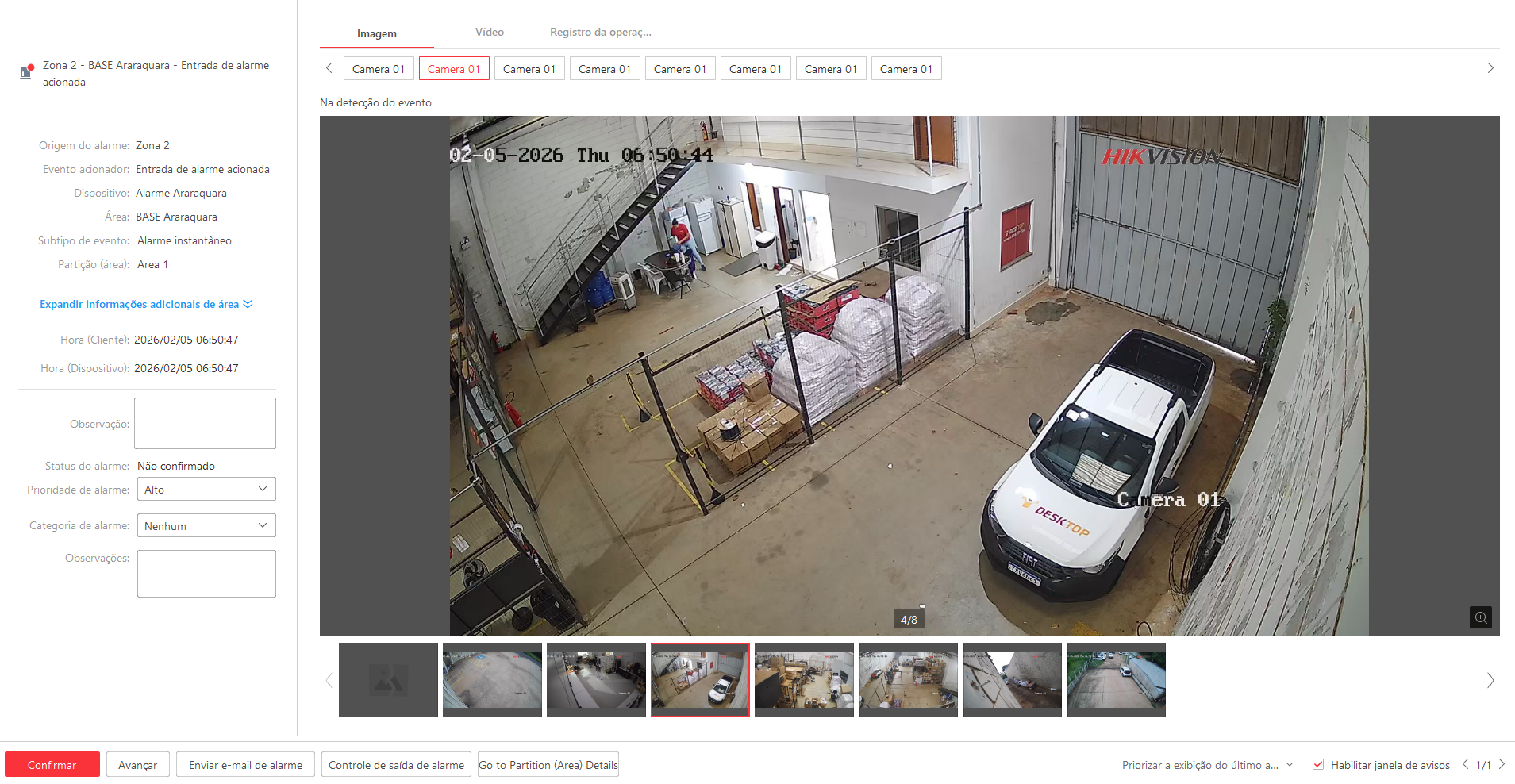 Imagem da ocorrência