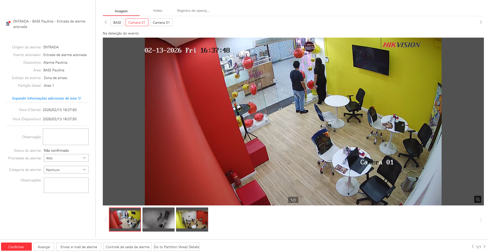 Imagem da ocorrência