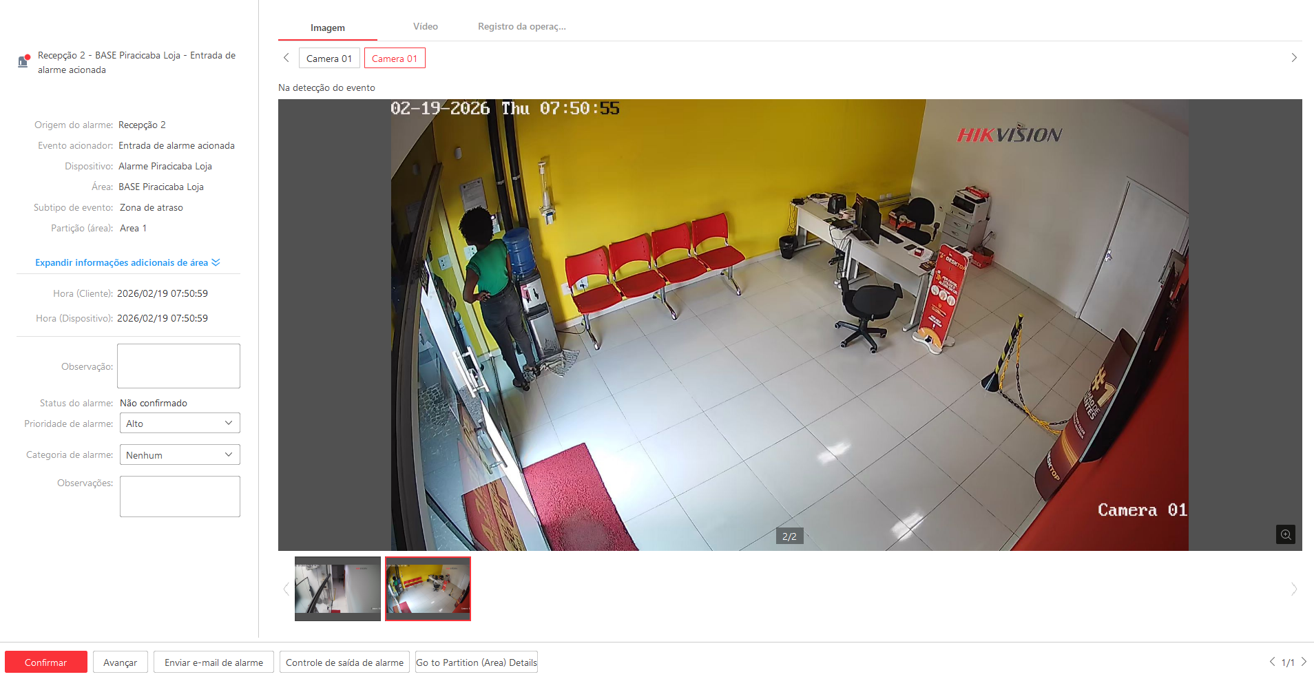 Imagem da ocorrência