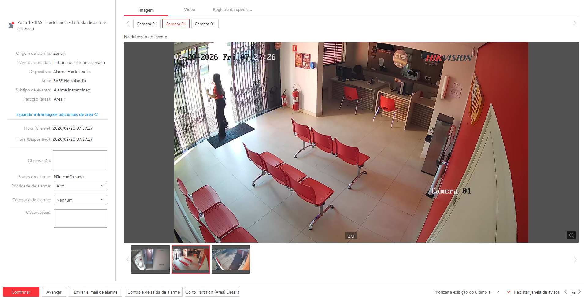 Imagem da ocorrência