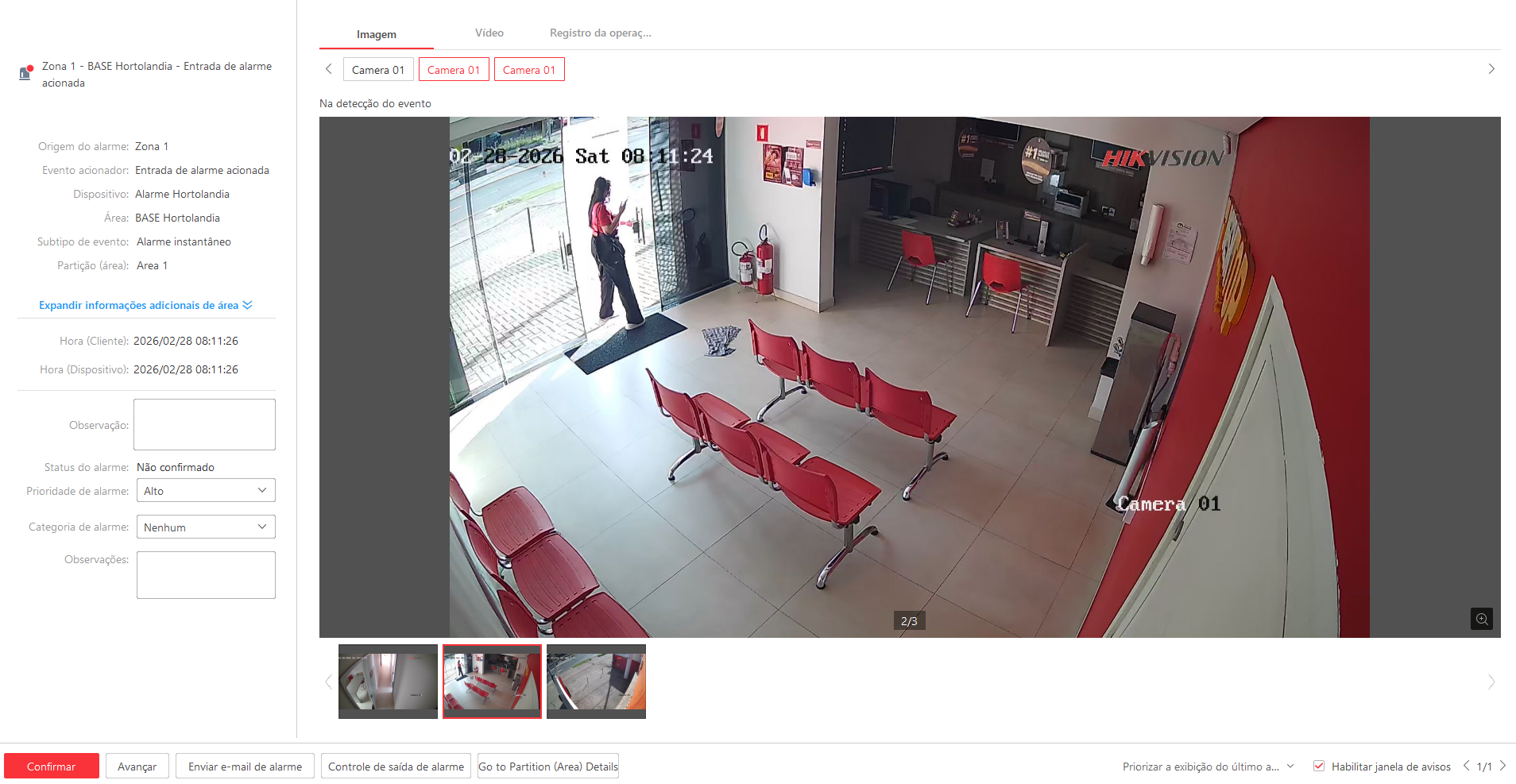 Imagem da ocorrência