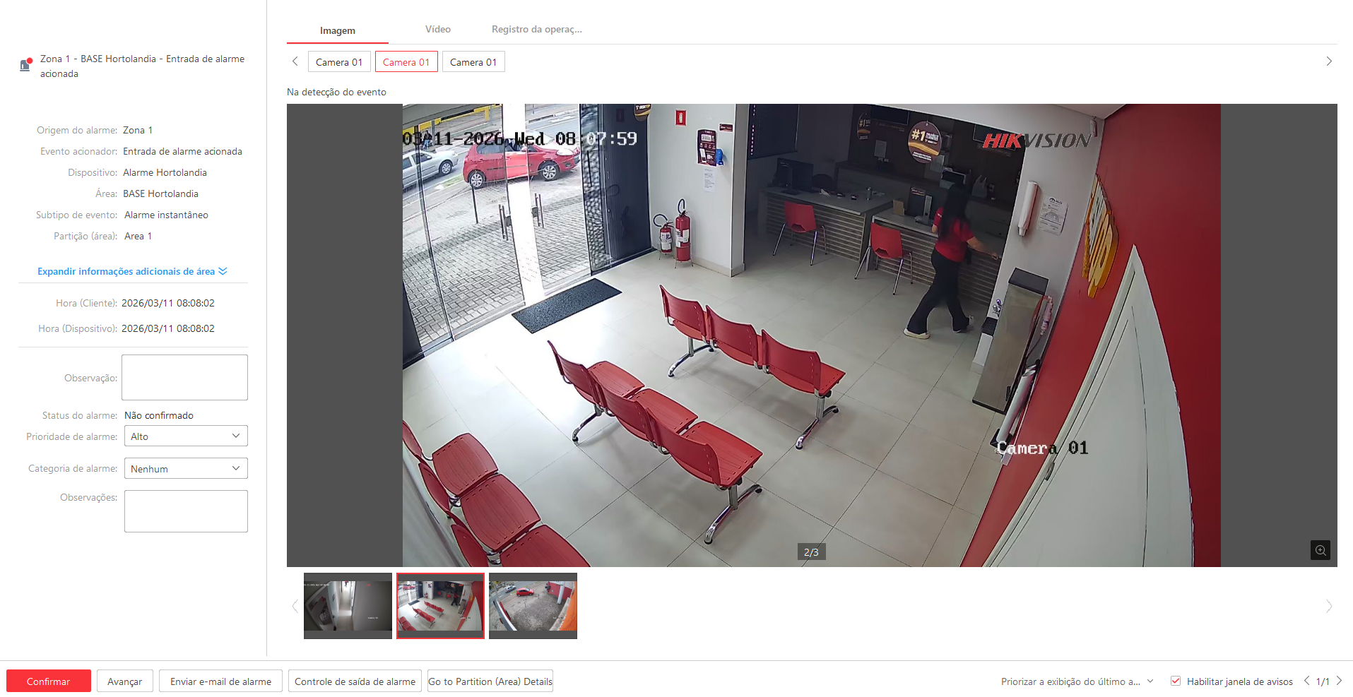 Imagem da ocorrência