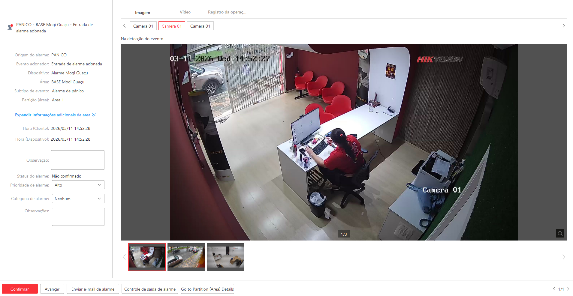 Imagem da ocorrência