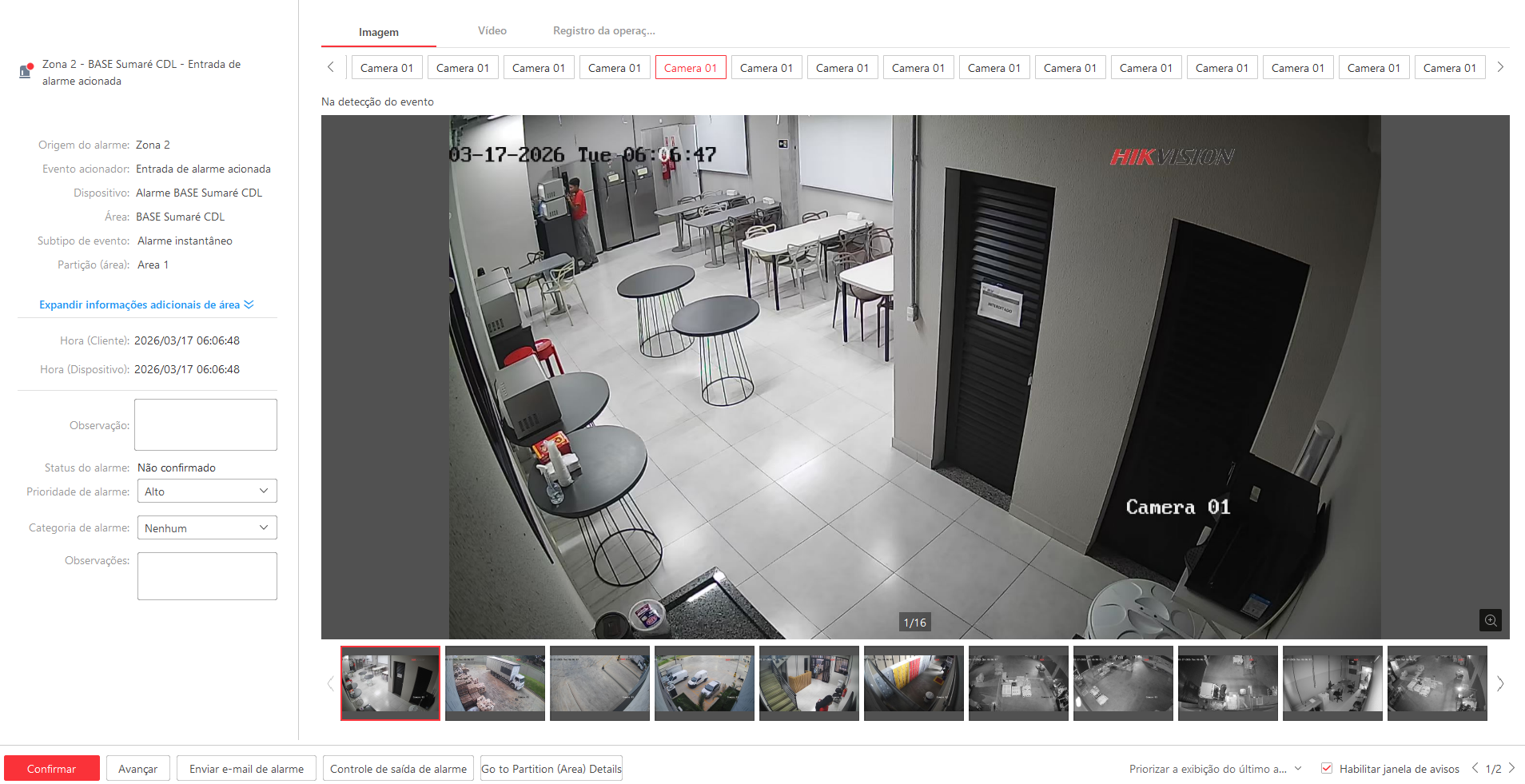 Imagem da ocorrência