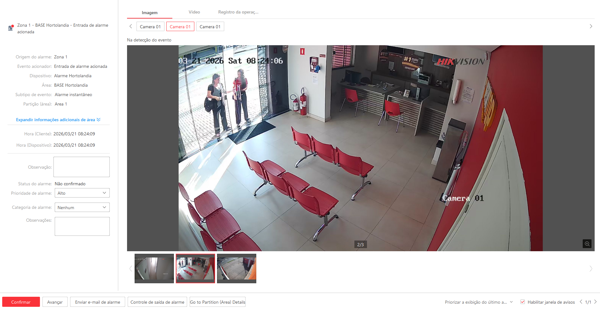 Imagem da ocorrência