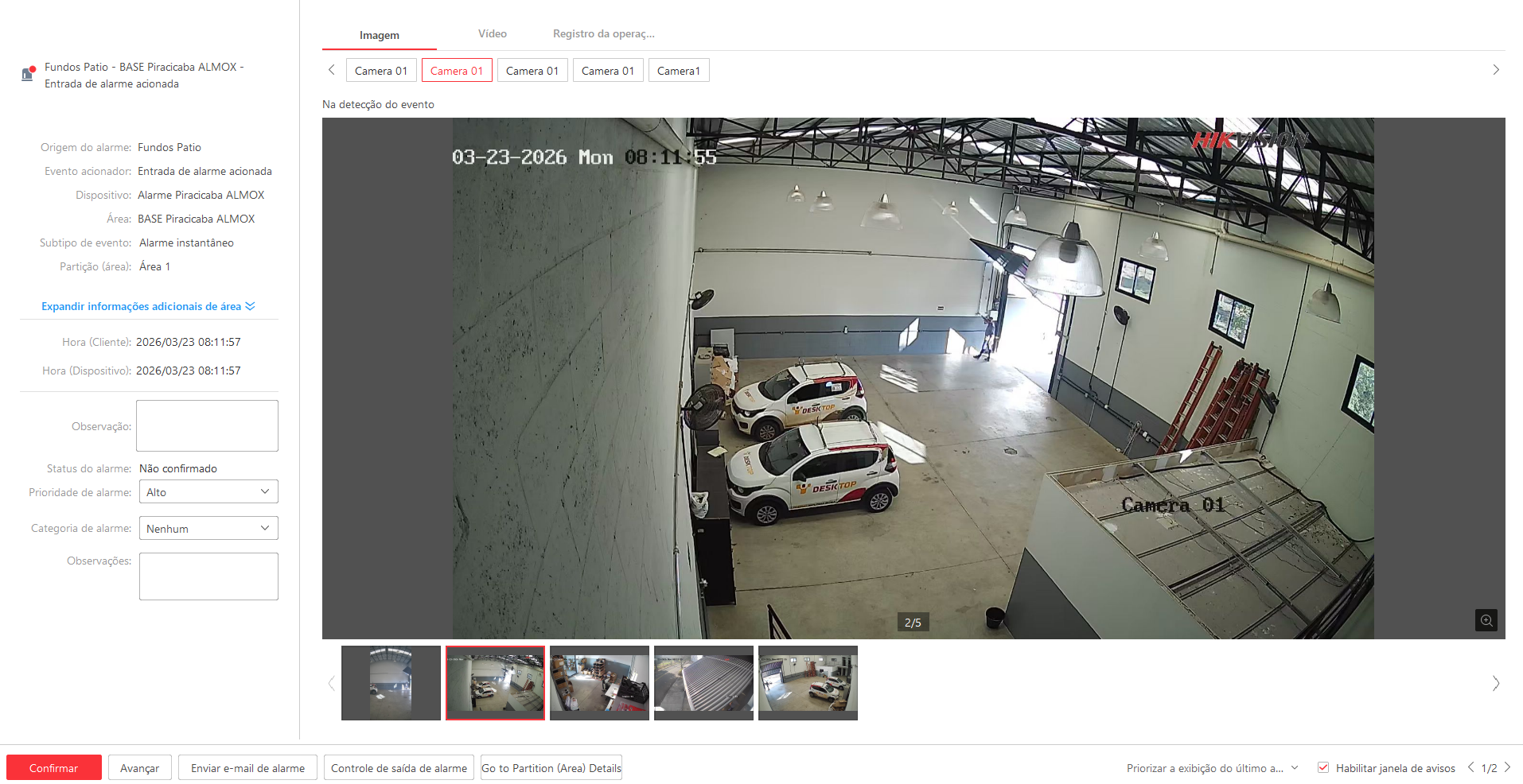 Imagem da ocorrência