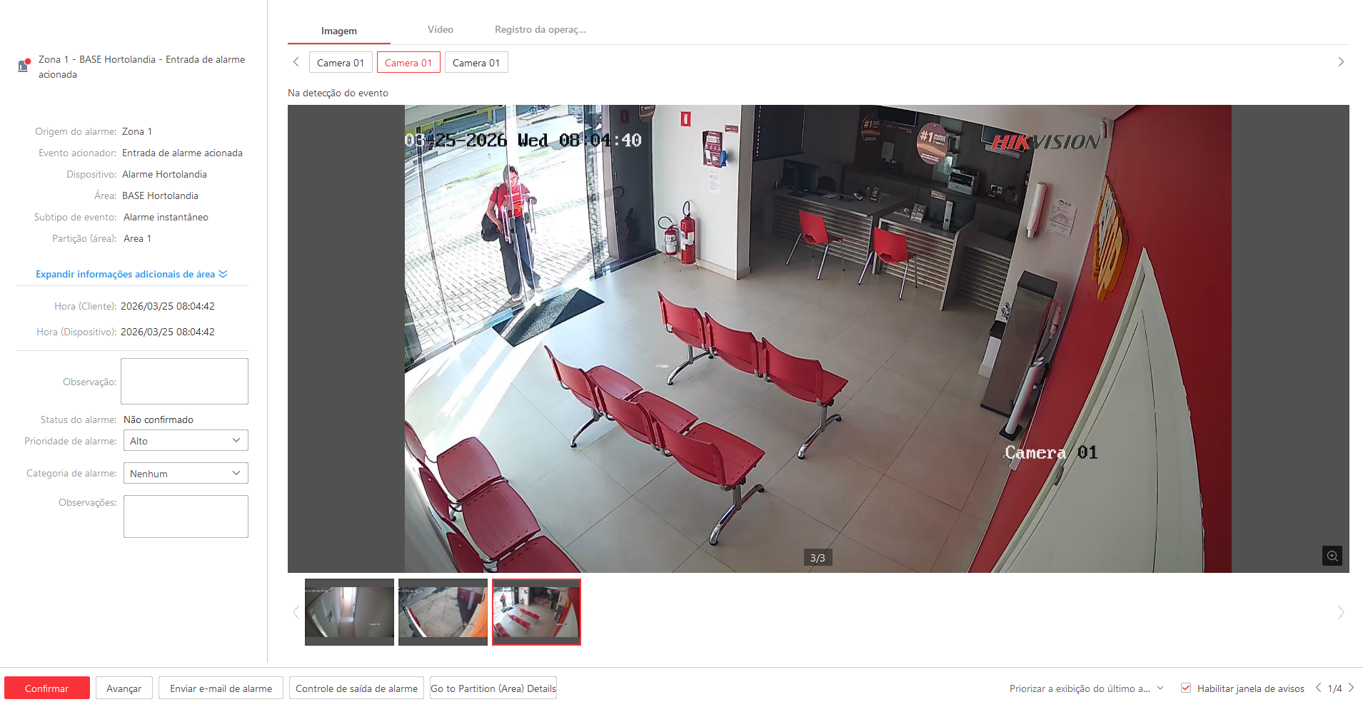 Imagem da ocorrência