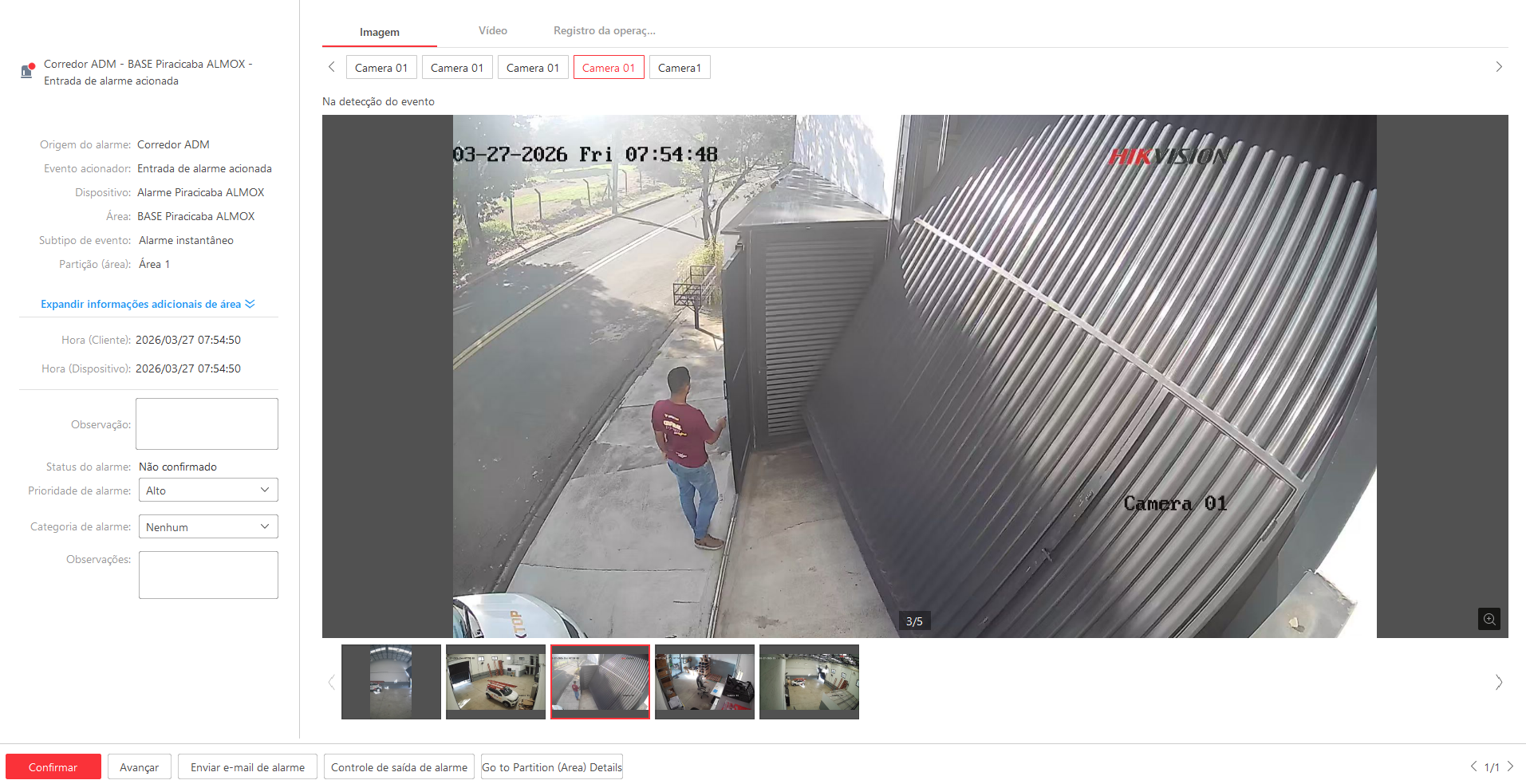 Imagem da ocorrência