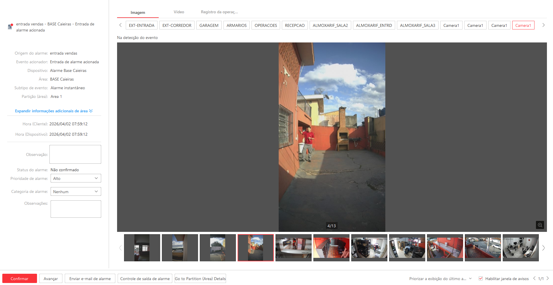 Imagem da ocorrência