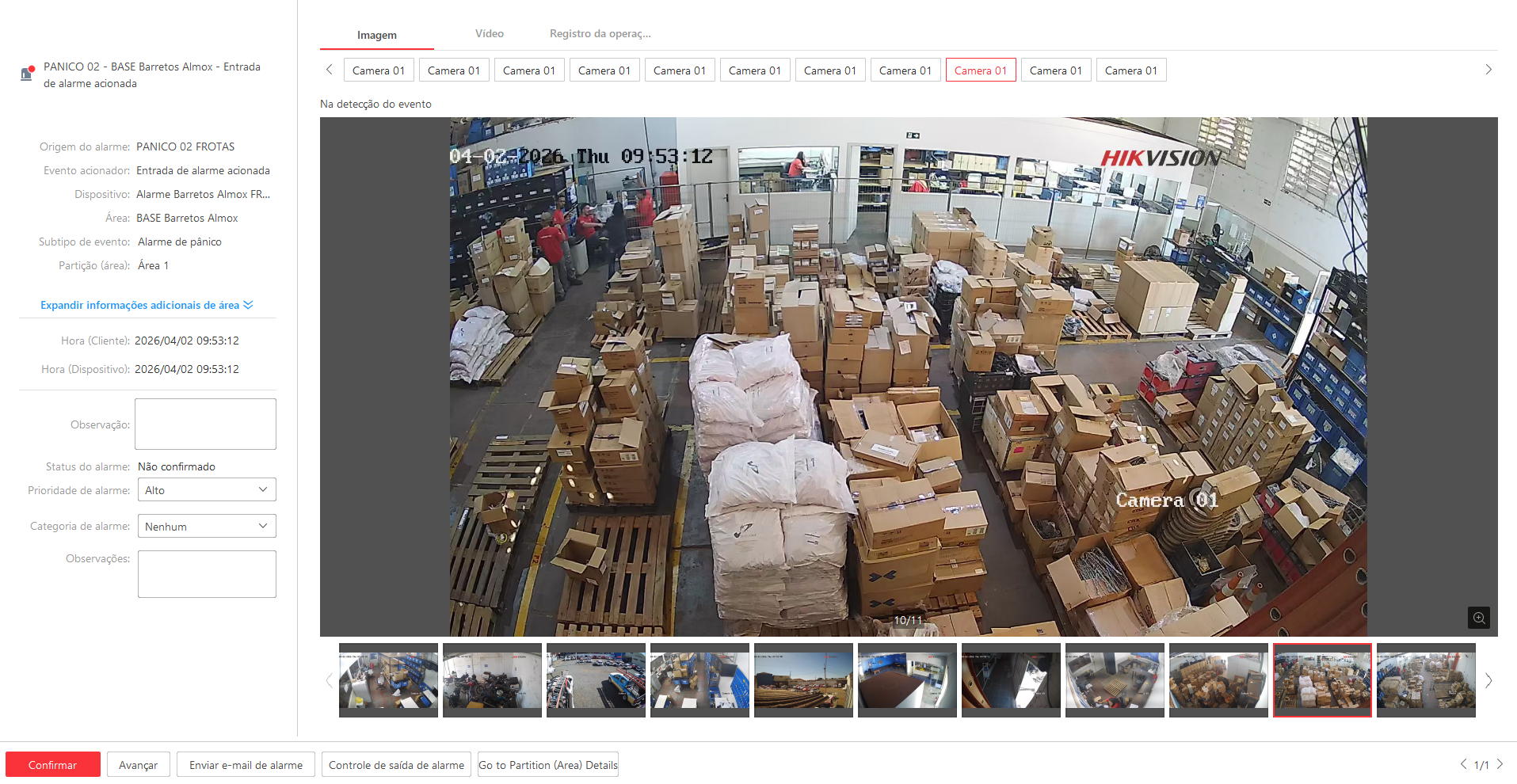 Imagem da ocorrência