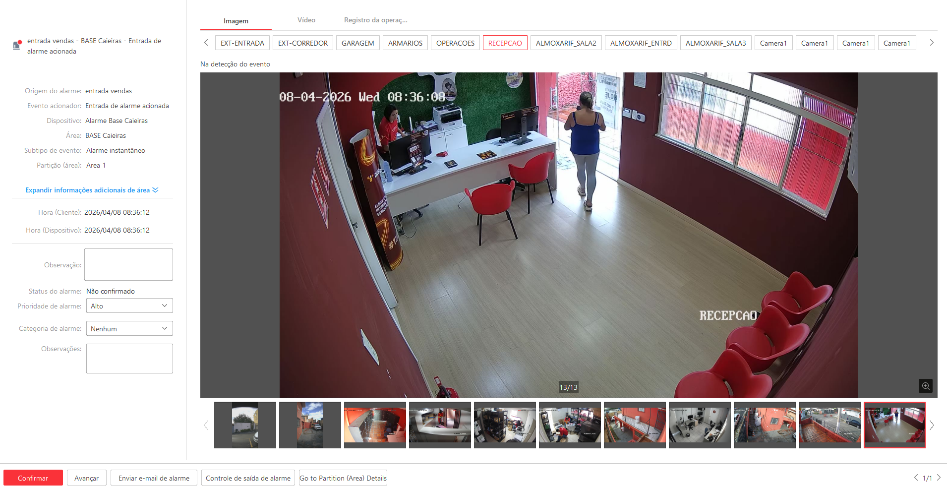 Imagem da ocorrência