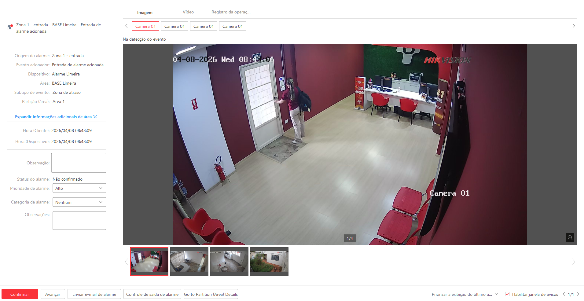 Imagem da ocorrência