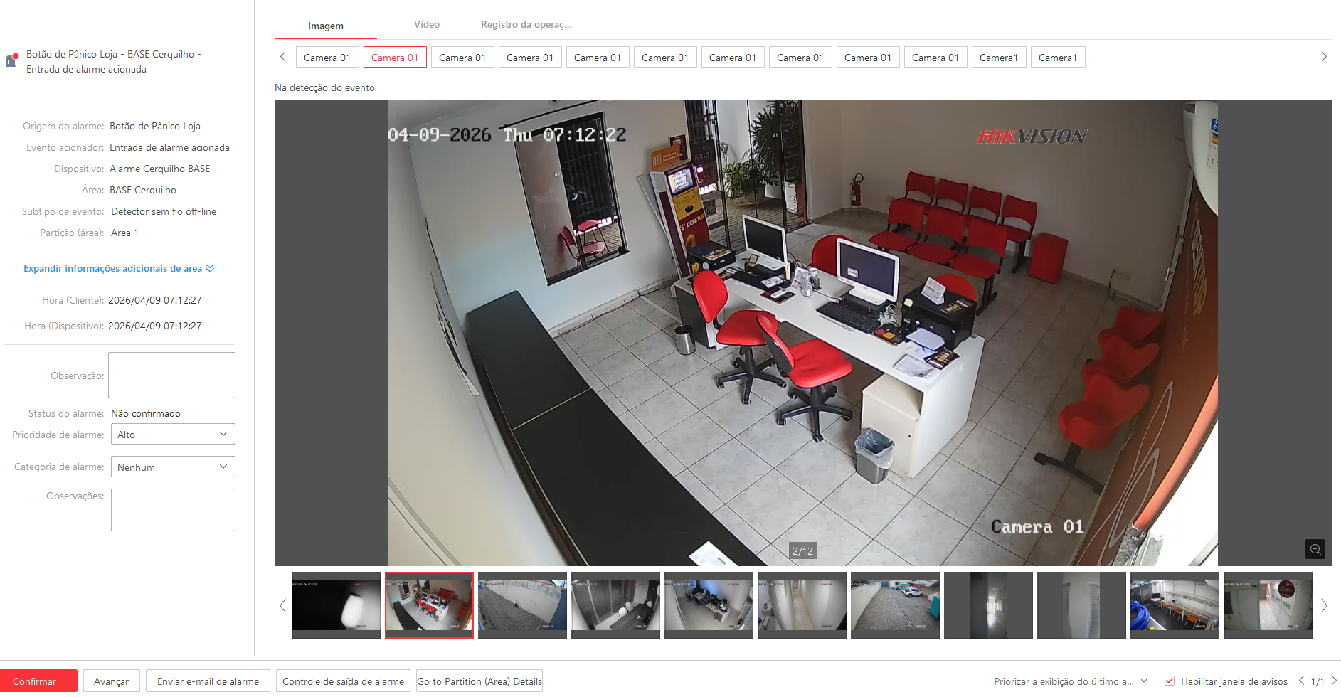 Imagem da ocorrência