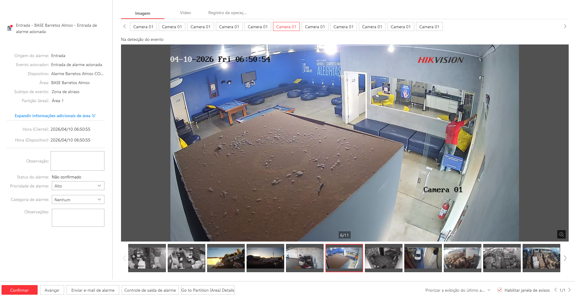 Imagem da ocorrência