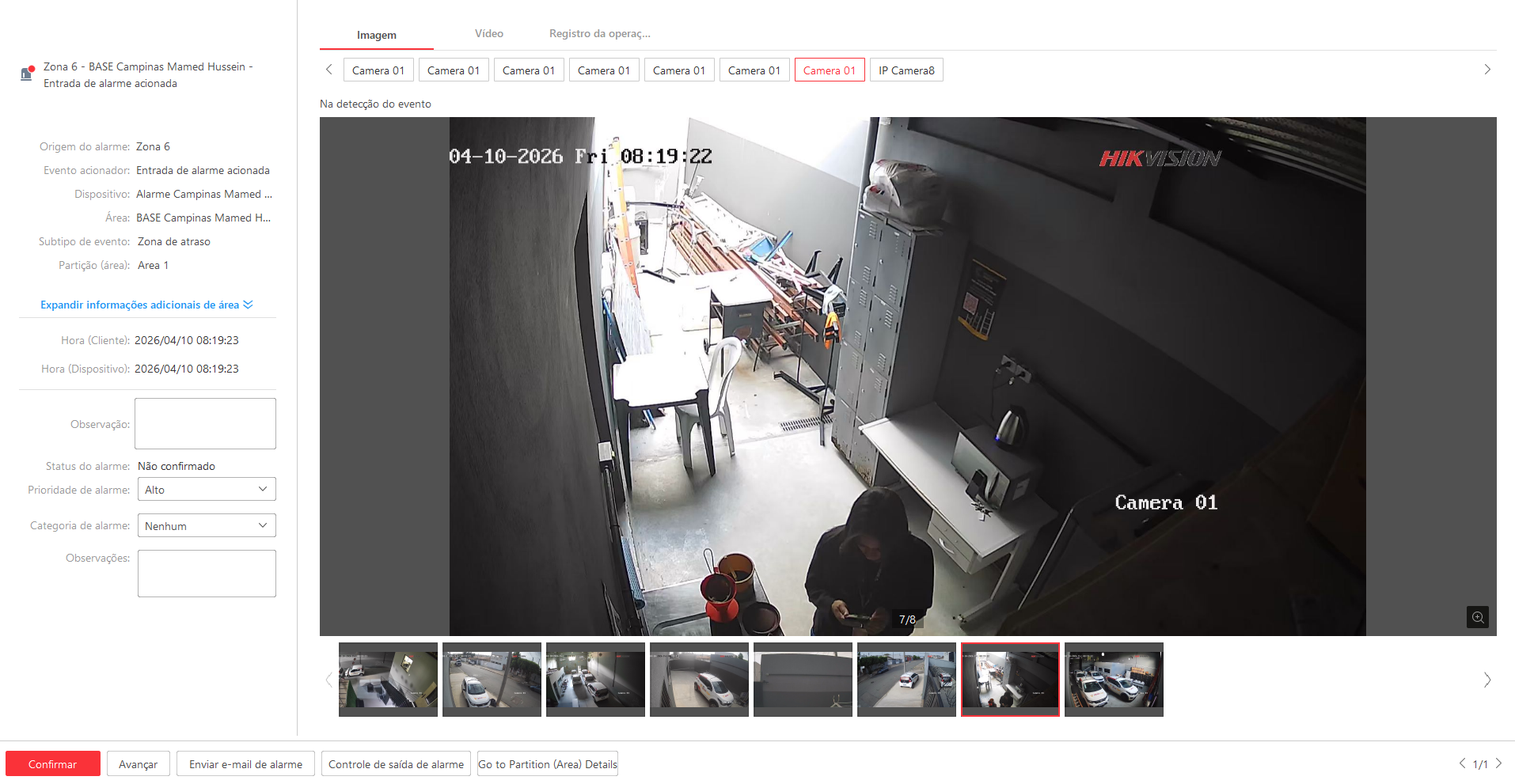 Imagem da ocorrência