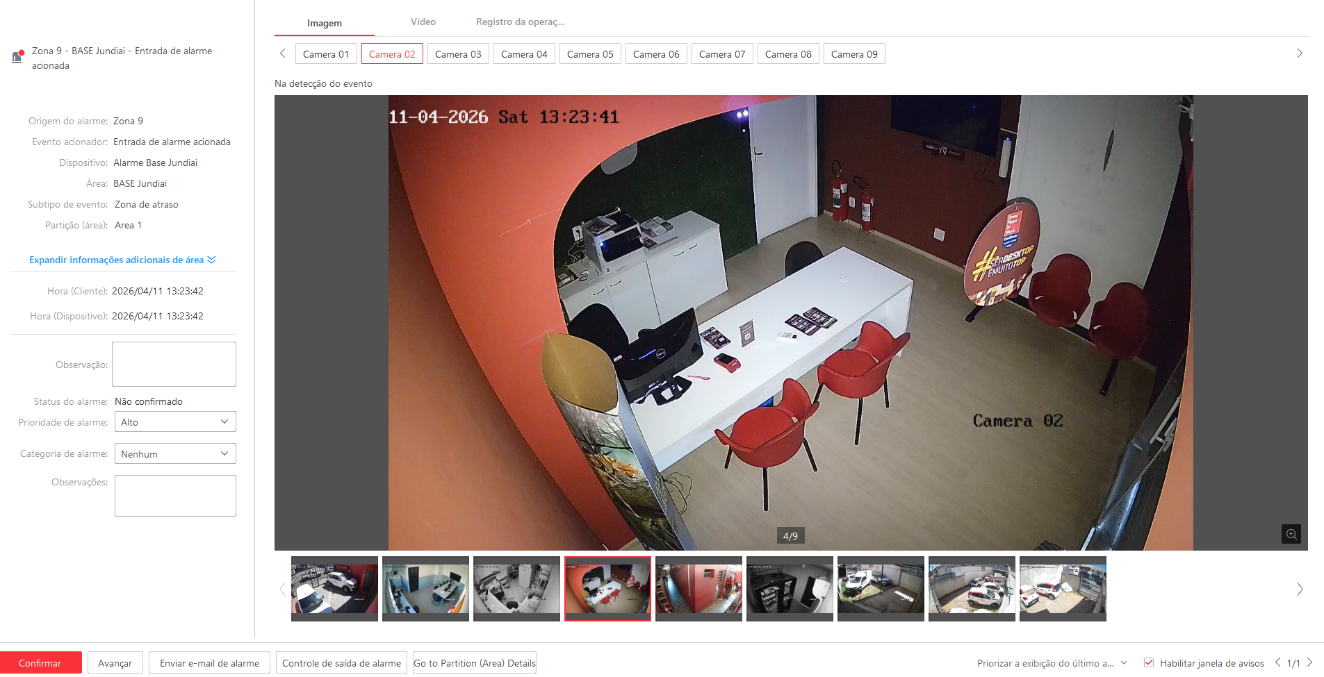 Imagem da ocorrência