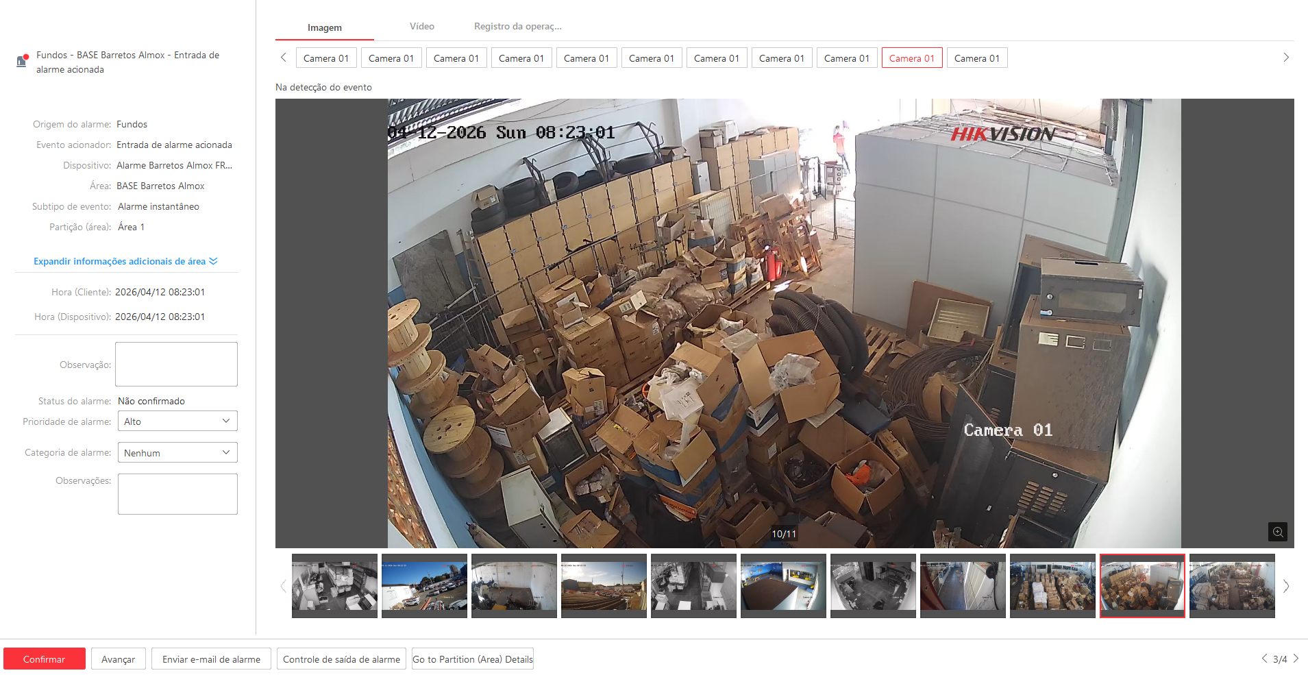 Imagem da ocorrência