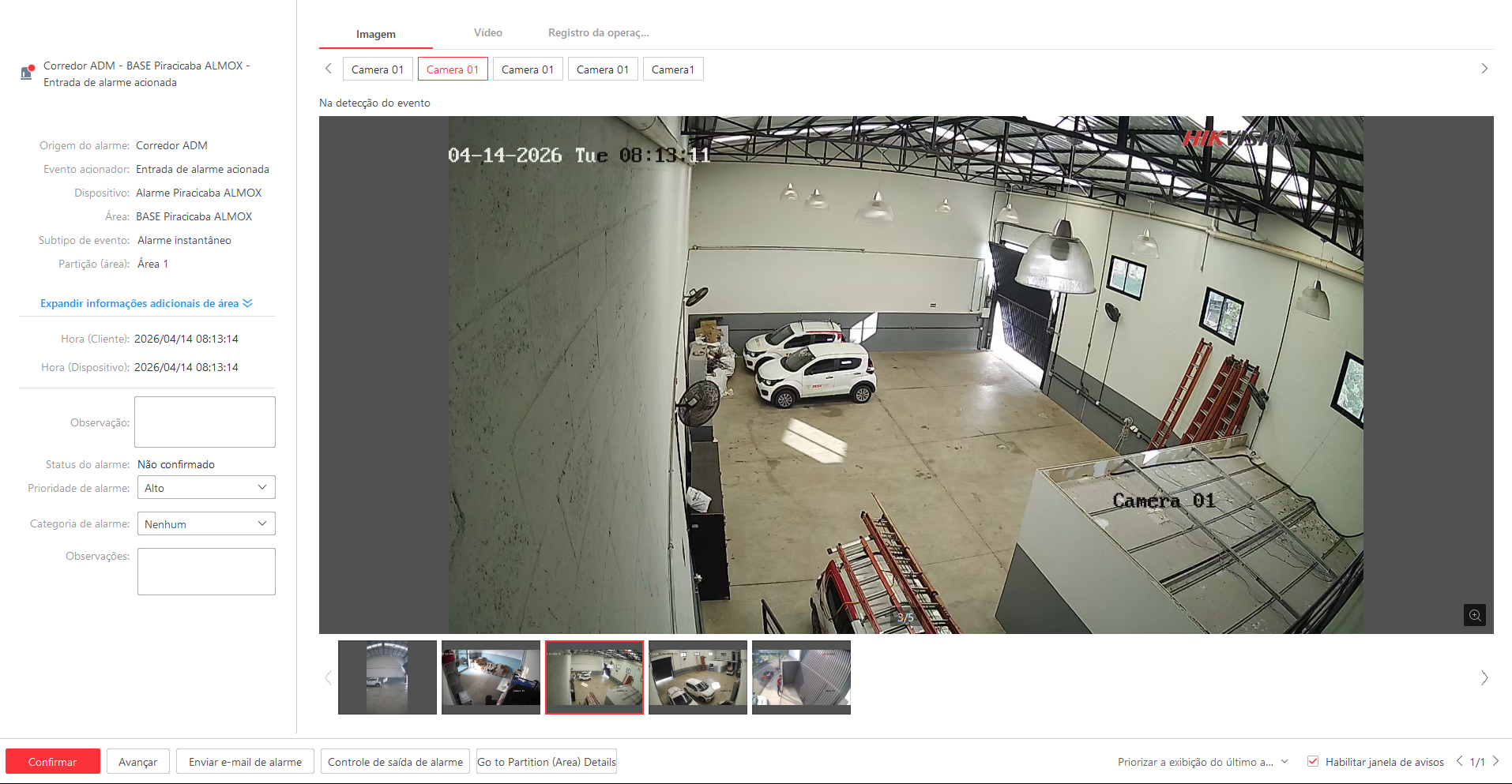 Imagem da ocorrência